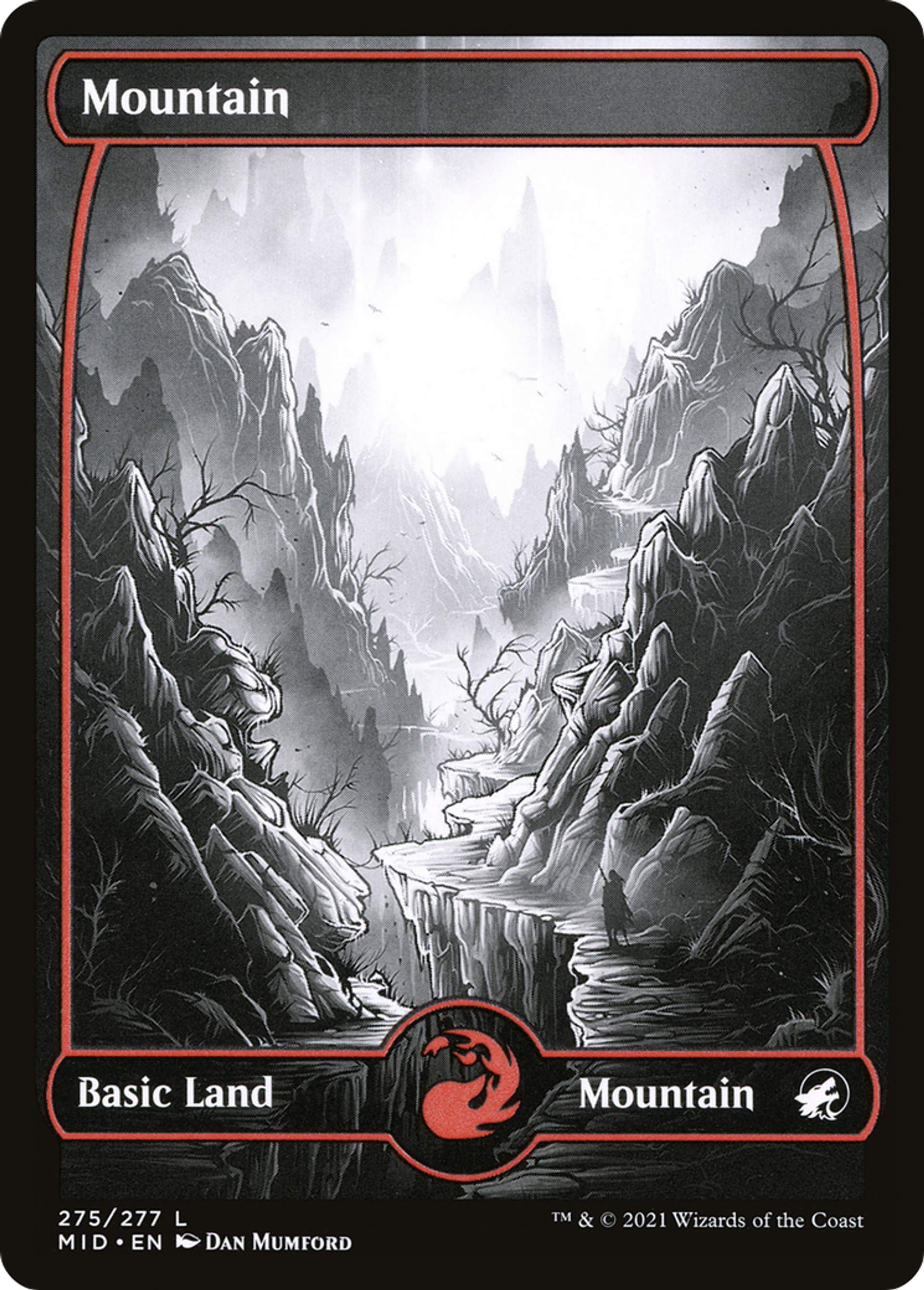 Mountain — Innistrad: Midnight Hunt — Magic: The Gathering