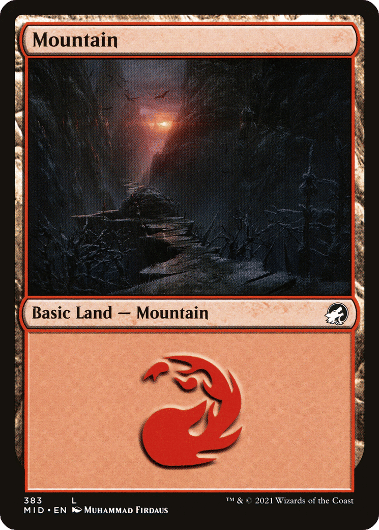Mountain — Innistrad: Midnight Hunt — Magic: The Gathering