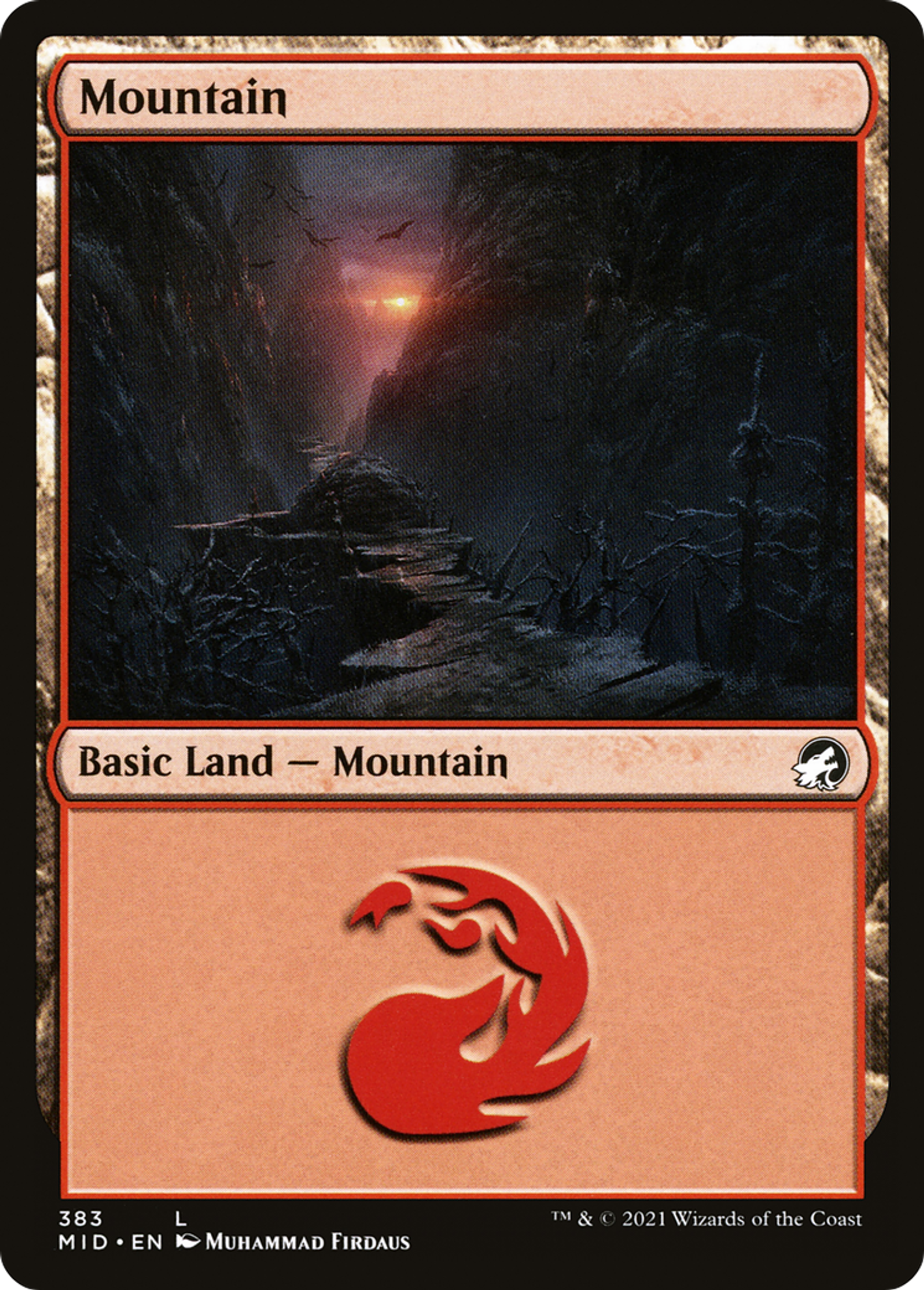 Mountain — Innistrad: Midnight Hunt — Magic: The Gathering