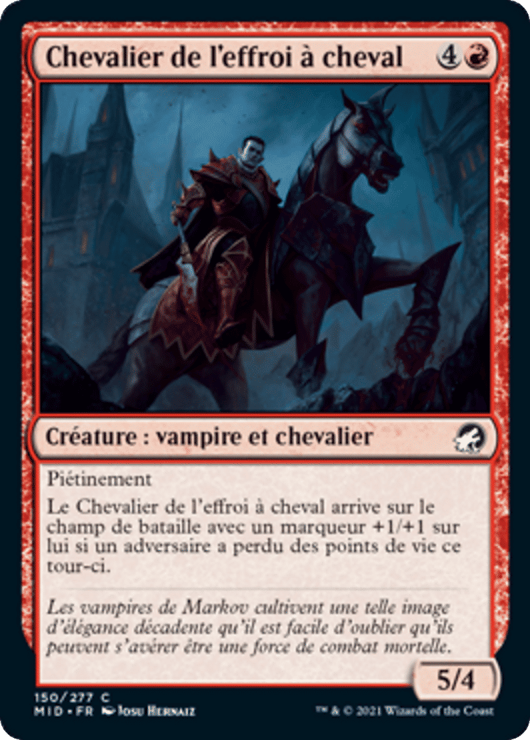 Chevalier de l'effroi à cheval — Innistrad: Midnight Hunt — Magic: The Gathering
