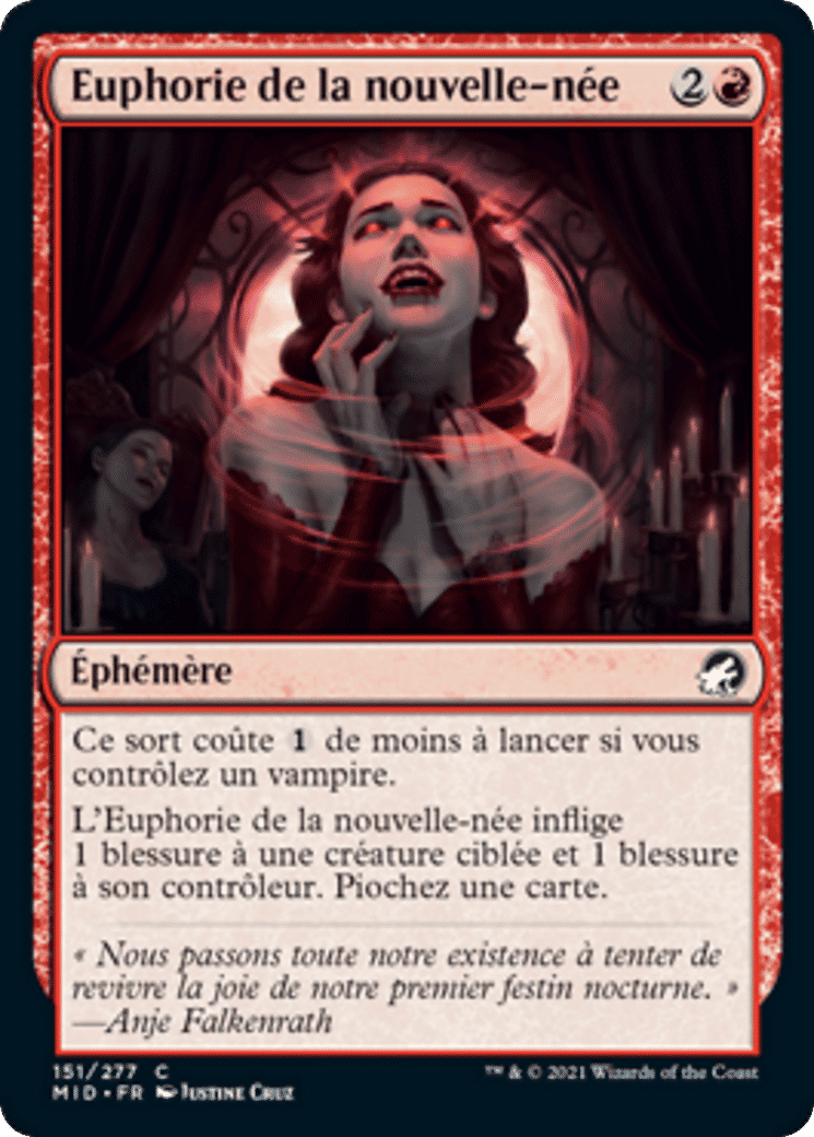Euphorie de la nouvelle-née — Innistrad: Midnight Hunt — Magic: The Gathering