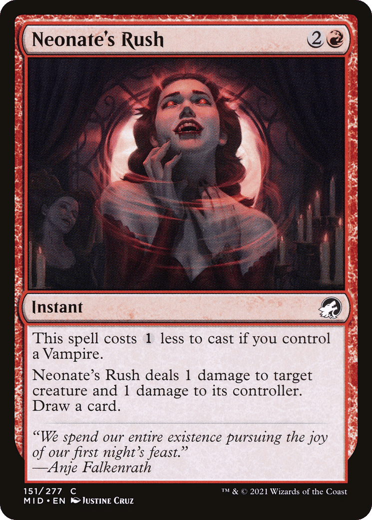 Neonate's Rush — Innistrad: Midnight Hunt — Magic: The Gathering