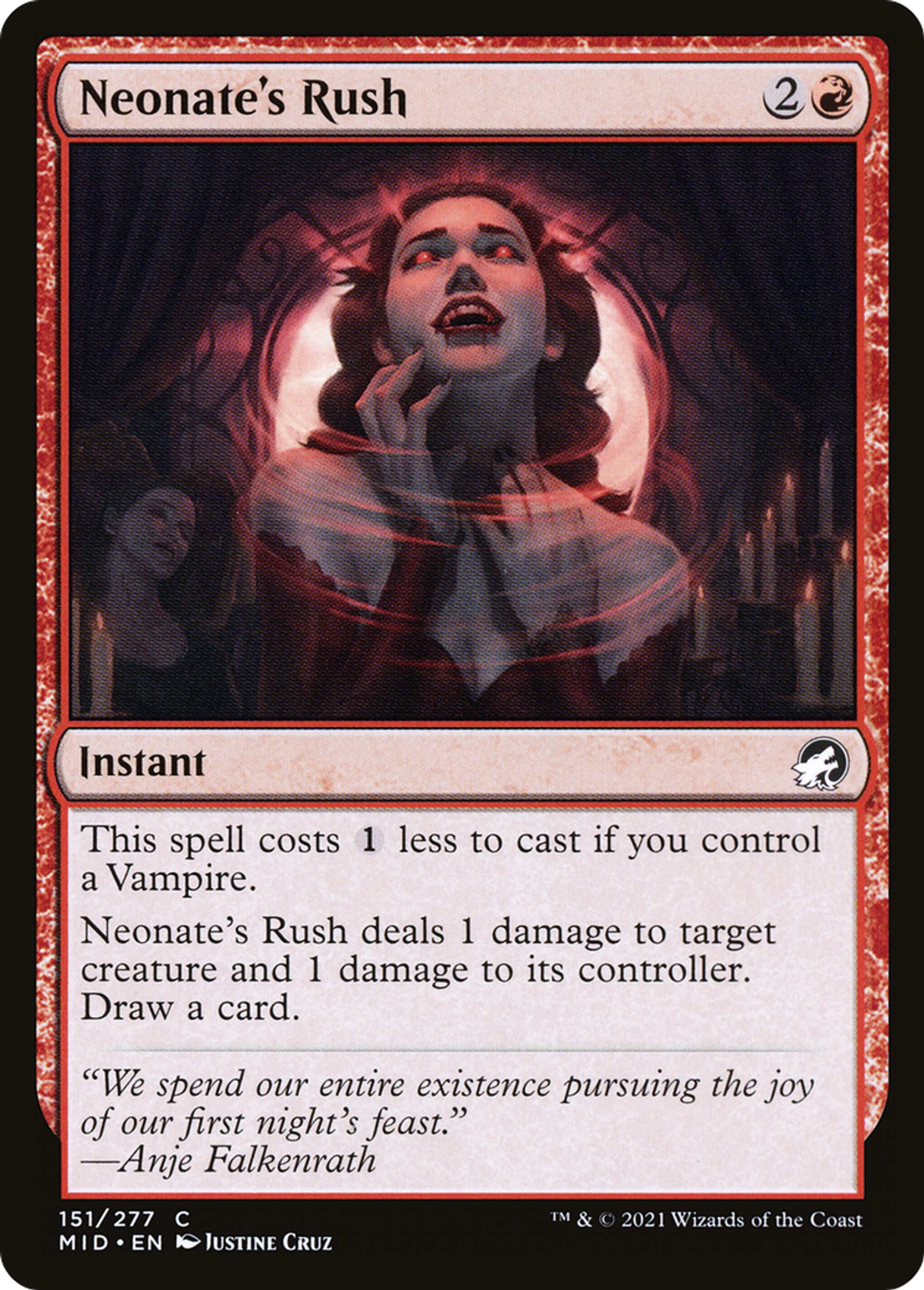 Euphorie de la nouvelle-née — Innistrad: Midnight Hunt — Magic: The Gathering