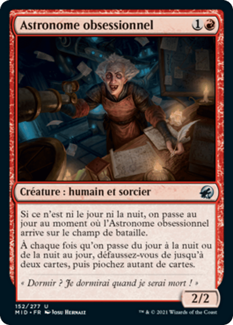 Astronome obsessionnel — Innistrad: Midnight Hunt — Magic: The Gathering