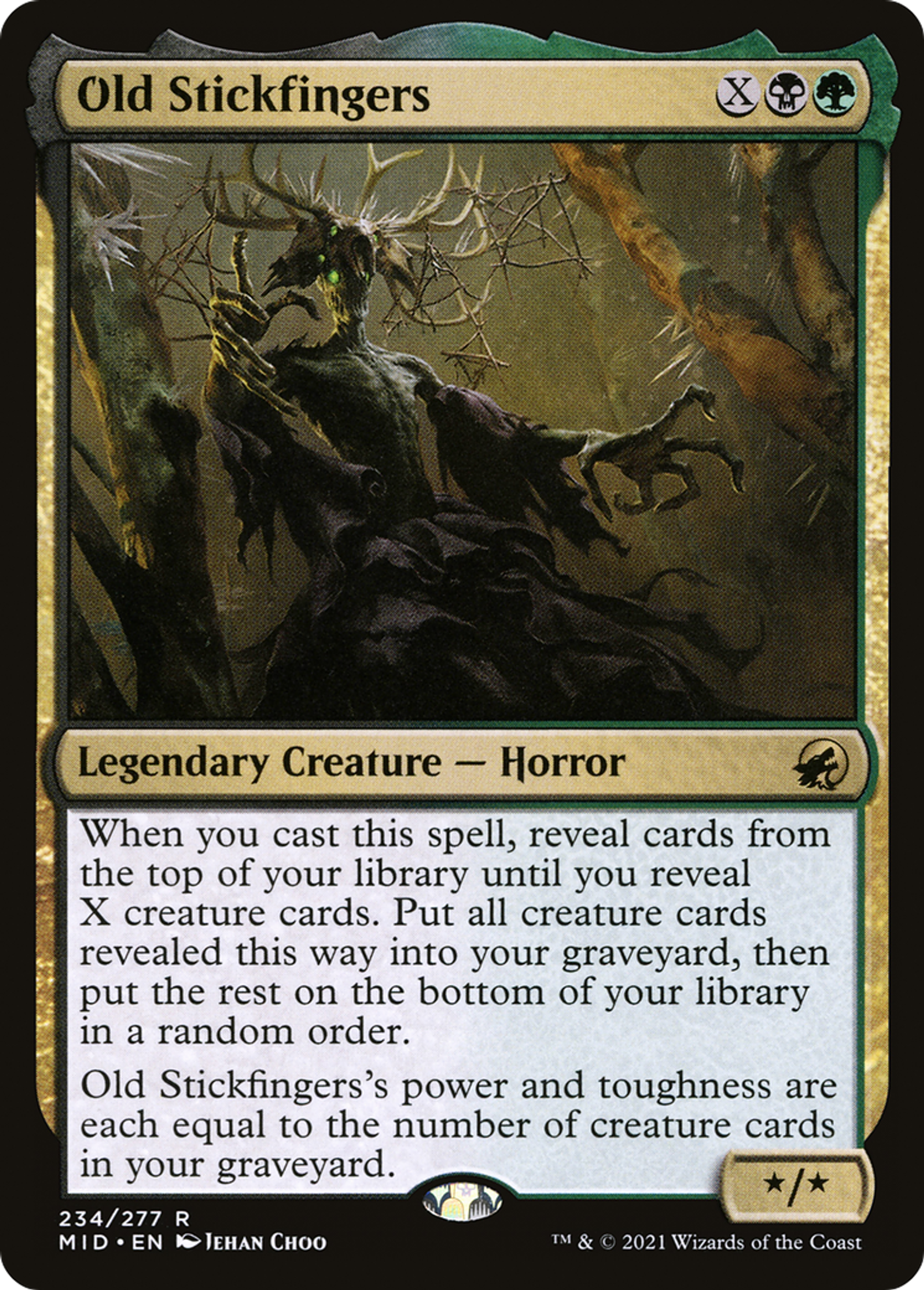 Vieux brindodactyle — Innistrad: Midnight Hunt — Magic: The Gathering