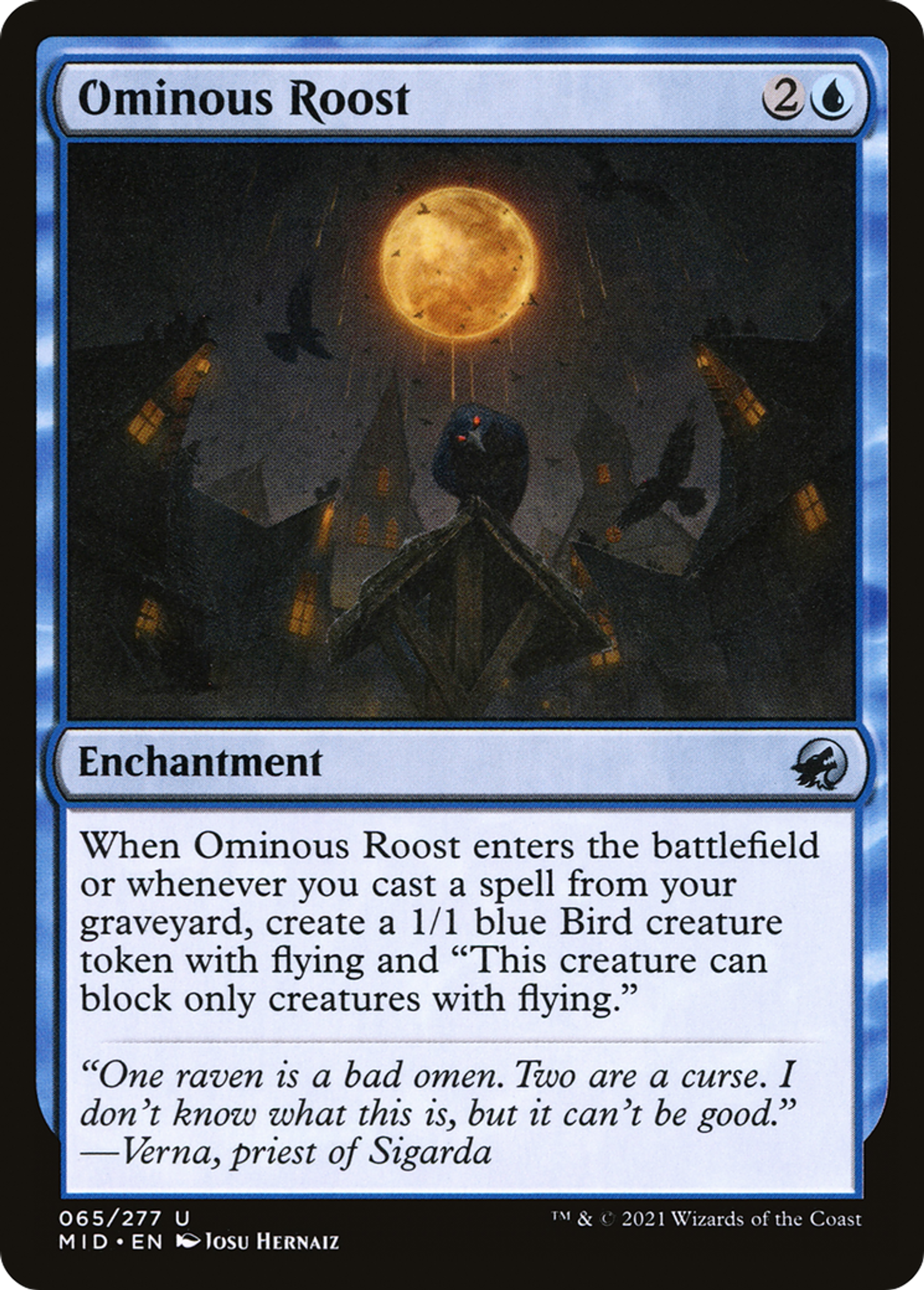 Perchoir comminatoire — Innistrad: Midnight Hunt — Magic: The Gathering