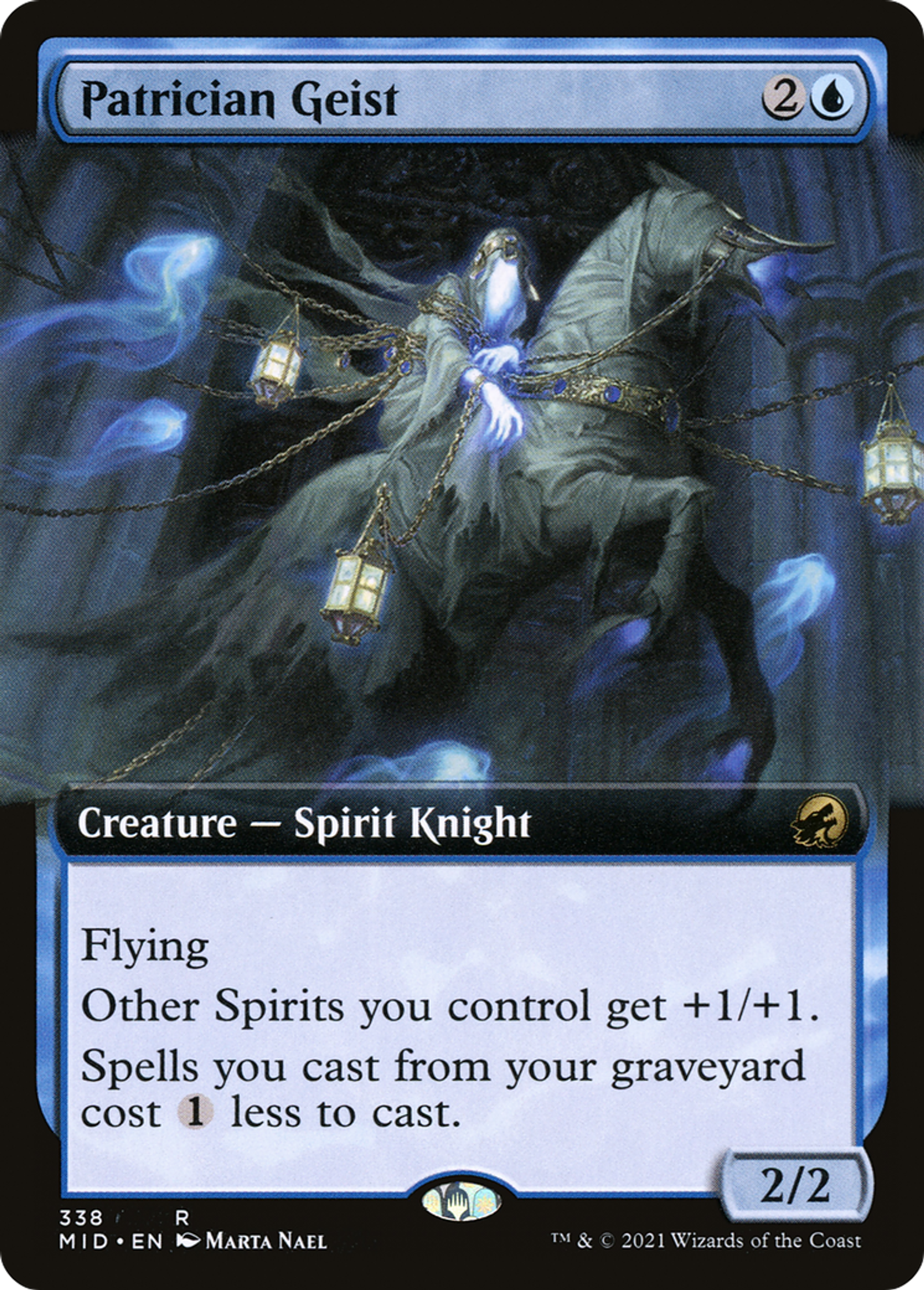 Patrician Geist — Innistrad: Midnight Hunt — Magic: The Gathering