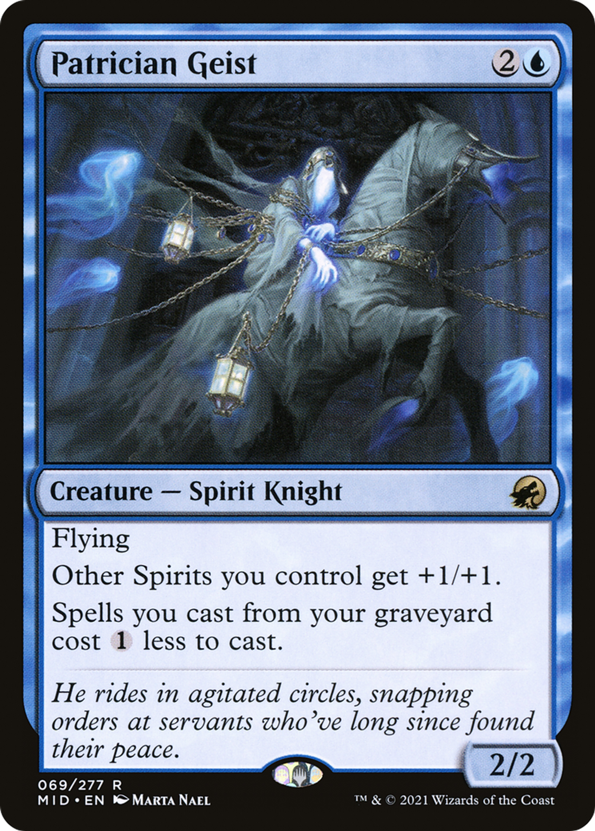 Geist patricien — Innistrad: Midnight Hunt — Magic: The Gathering