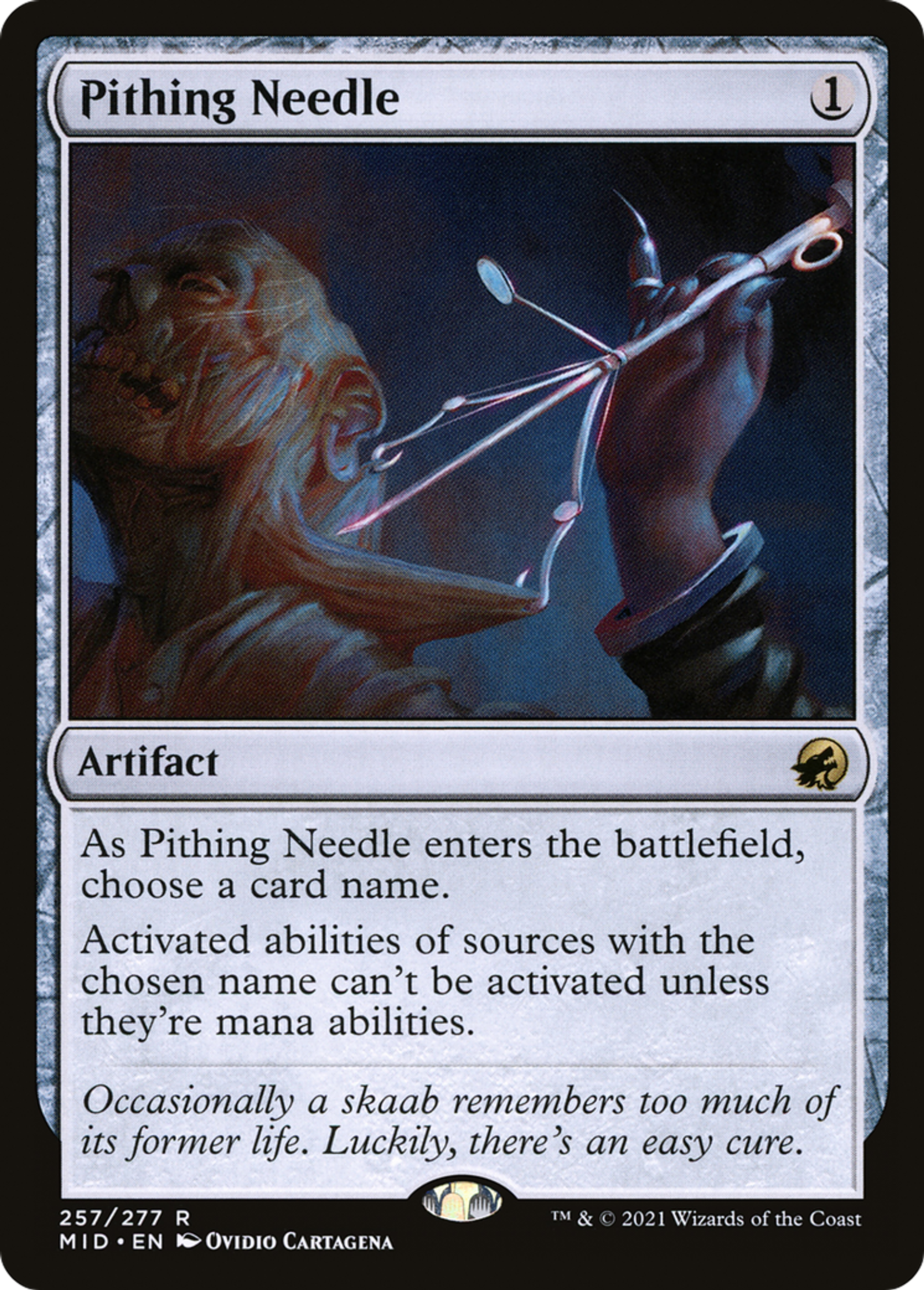 Pithing Needle — Innistrad: Midnight Hunt — Magic: The Gathering