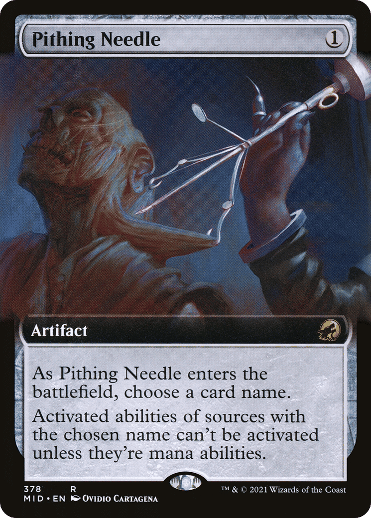 Pithing Needle — Innistrad: Midnight Hunt — Magic: The Gathering