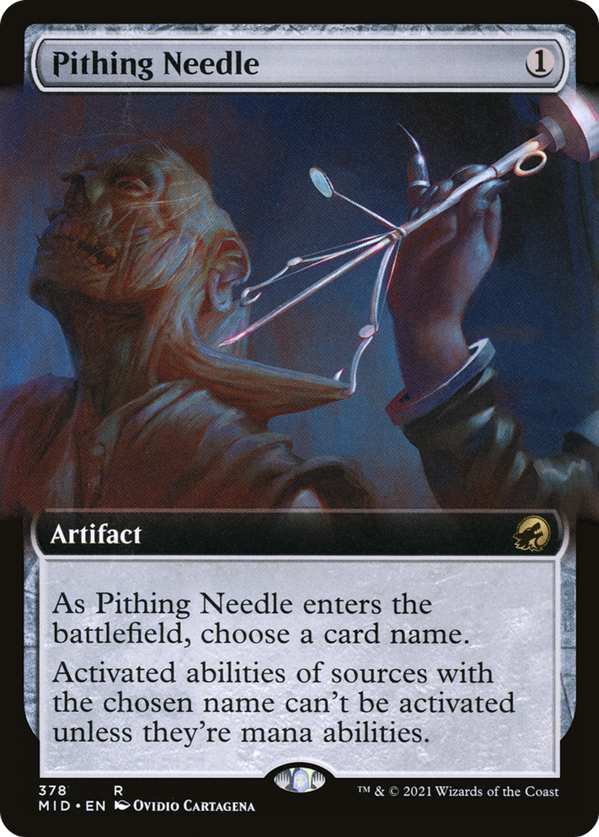 Pithing Needle — Innistrad: Midnight Hunt — Magic: The Gathering