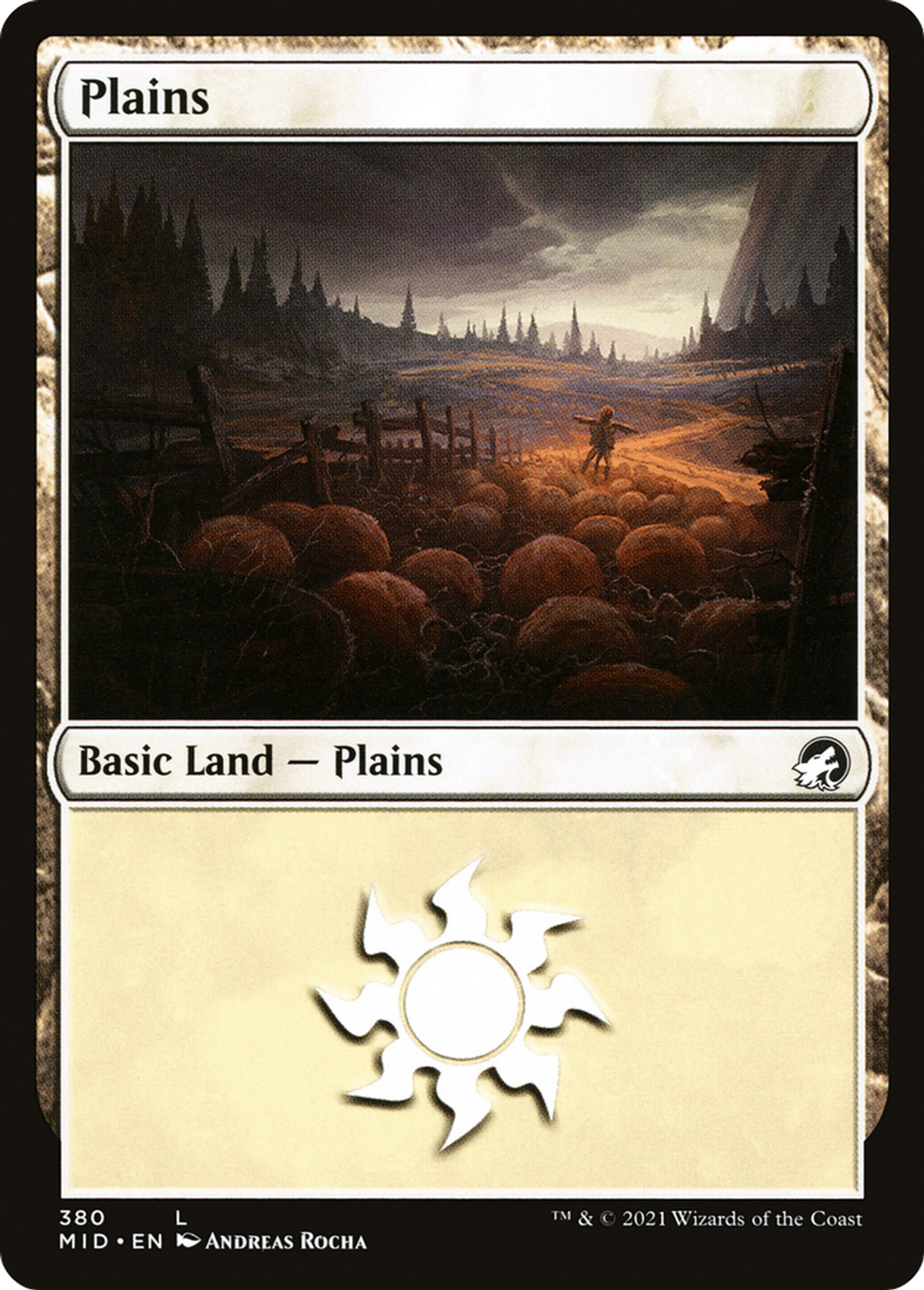Plains — Innistrad: Midnight Hunt — Magic: The Gathering