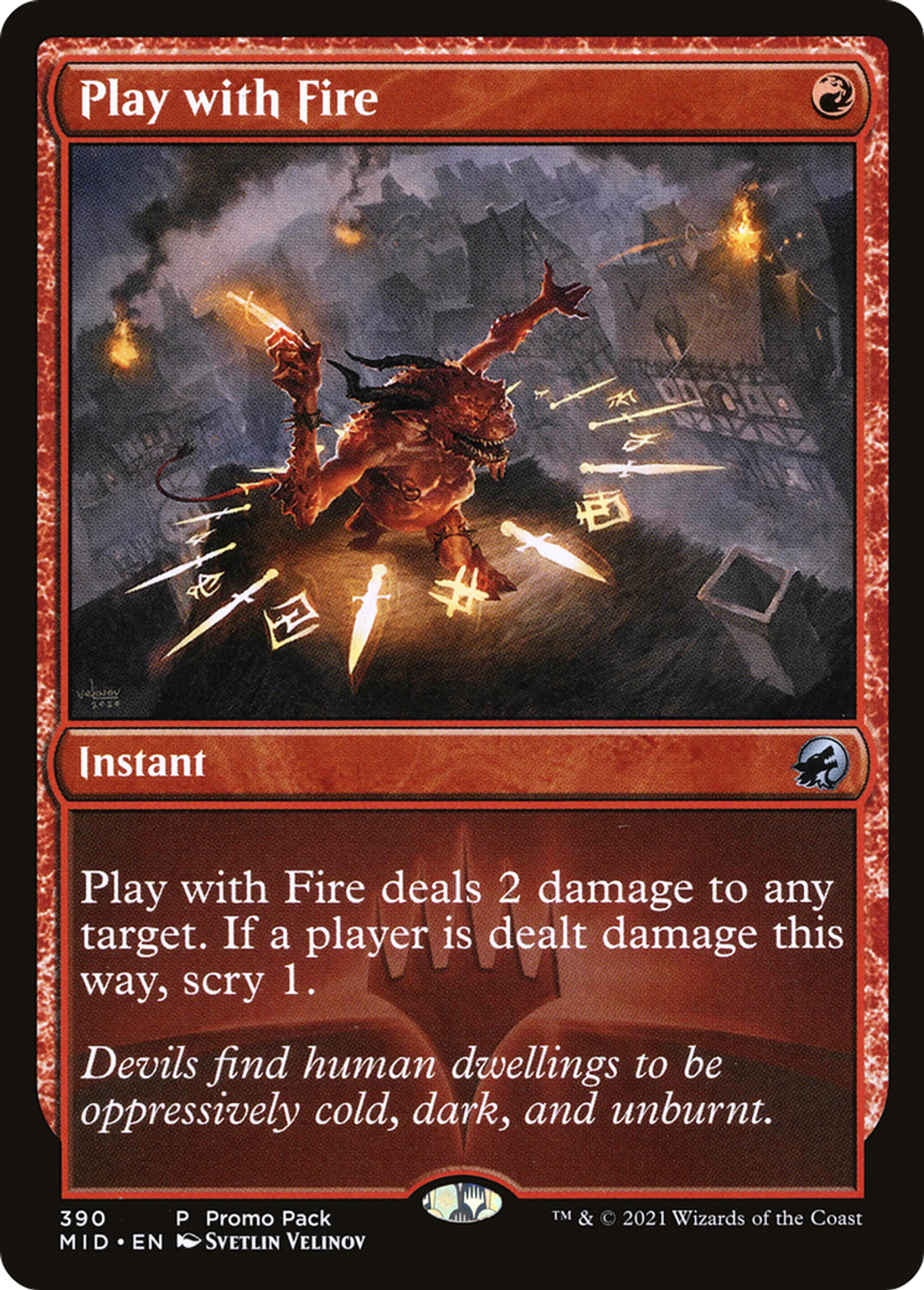 Play with Fire — Innistrad: Midnight Hunt — Magic: The Gathering