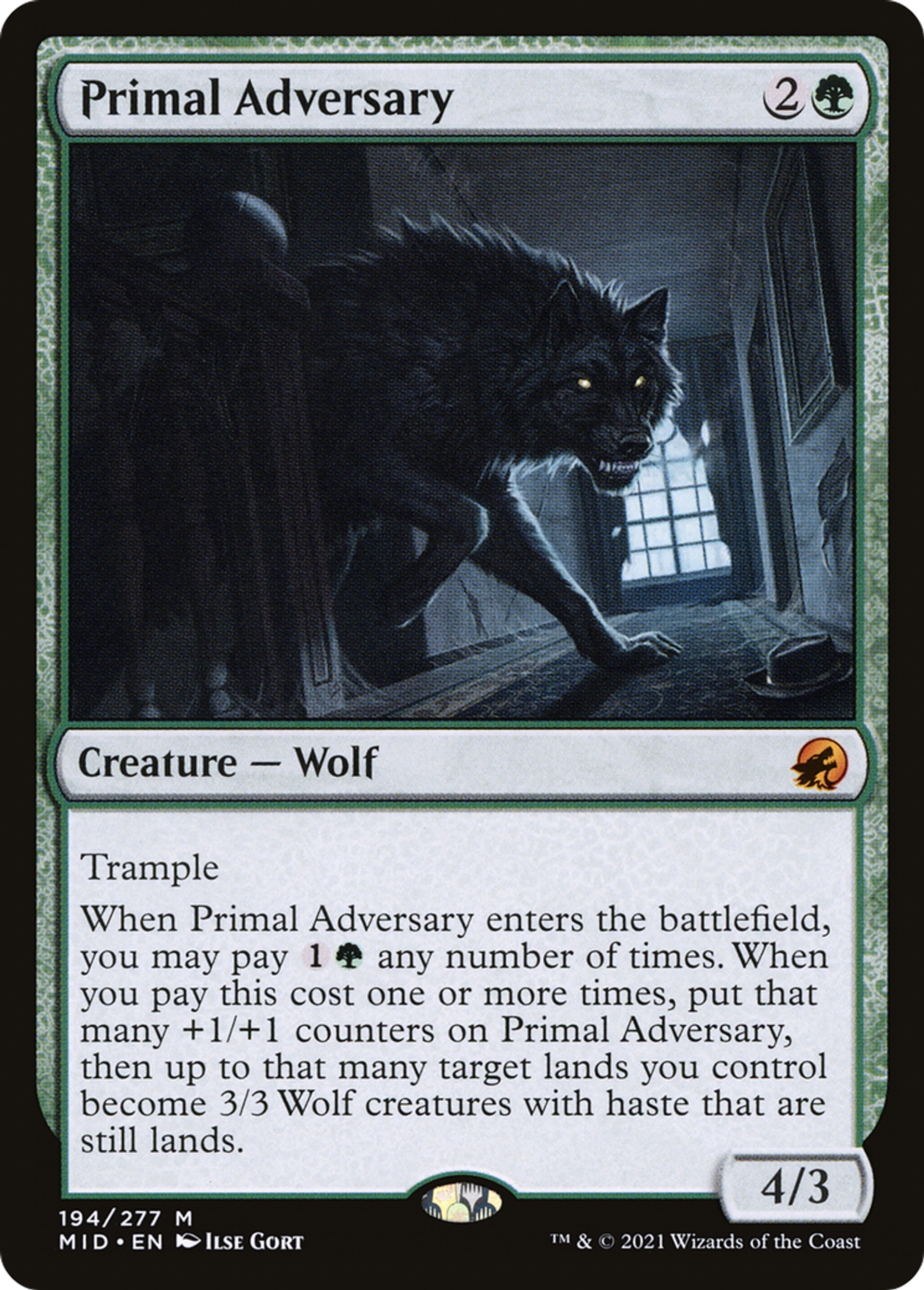 Adversaire primordial — Innistrad: Midnight Hunt — Magic: The Gathering