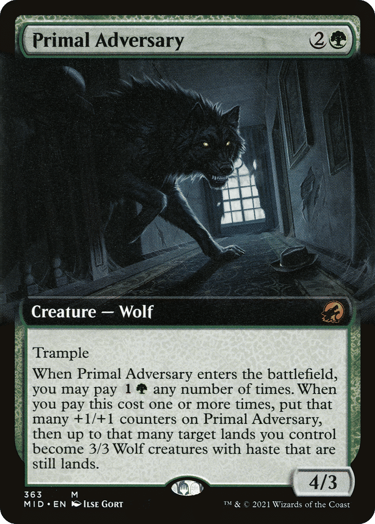 Primal Adversary — Innistrad: Midnight Hunt — Magic: The Gathering