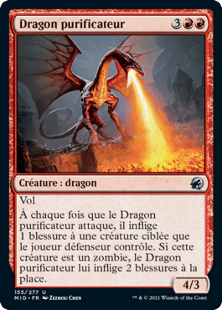 Dragon purificateur — Innistrad: Midnight Hunt — Magic: The Gathering