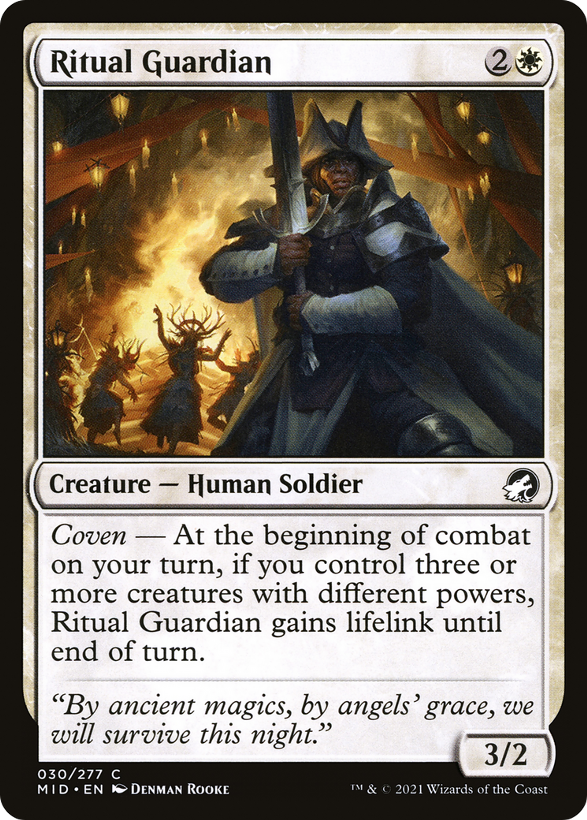Vigile du rituel — Innistrad: Midnight Hunt — Magic: The Gathering