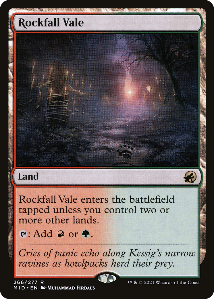 Rockfall Vale — Innistrad: Midnight Hunt — Magic: The Gathering