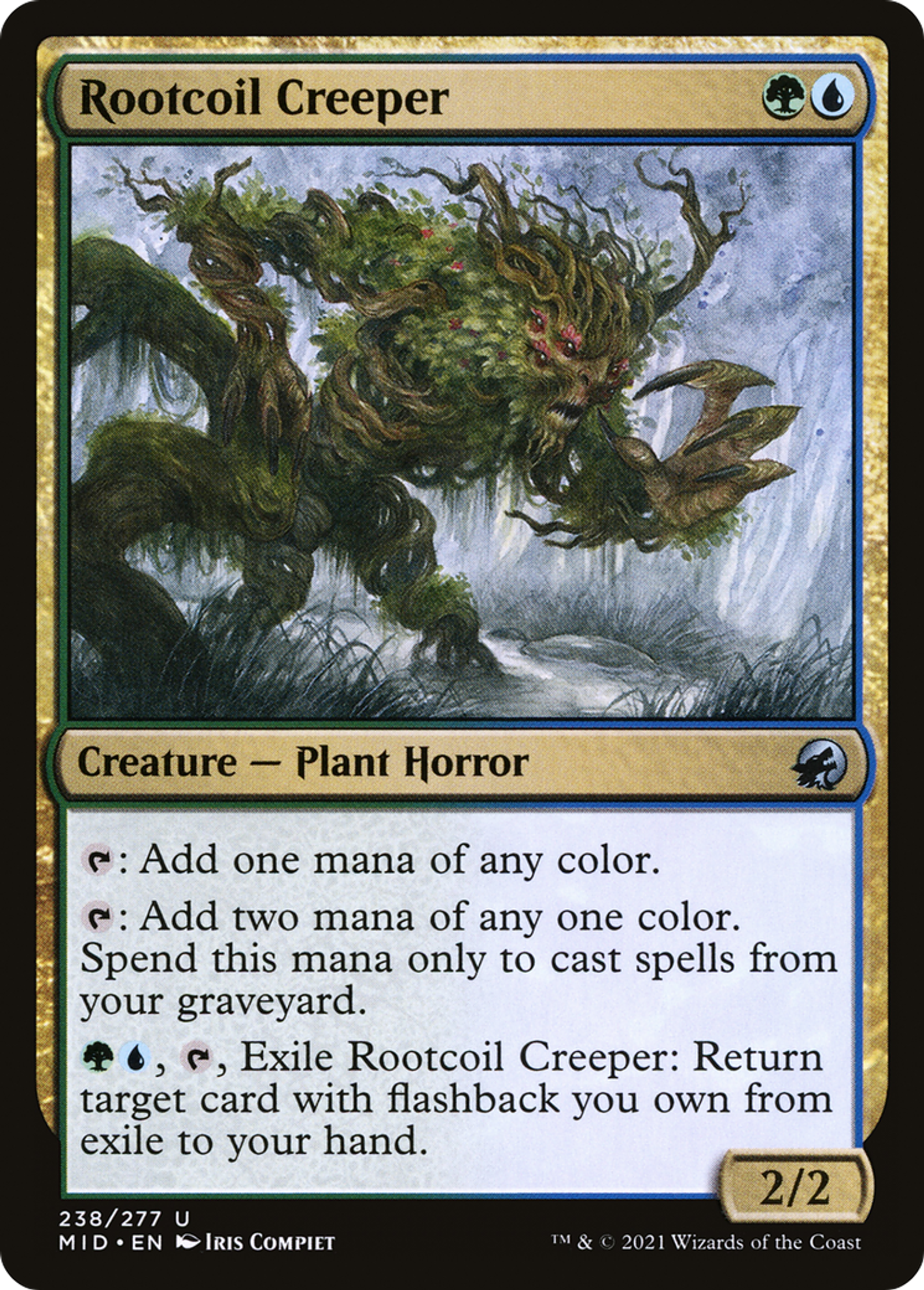 Rootcoil Creeper — Innistrad: Midnight Hunt — Magic: The Gathering