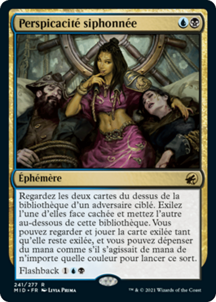 Perspicacité siphonnée — Innistrad: Midnight Hunt — Magic: The Gathering