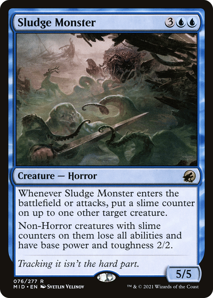Sludge Monster — Innistrad: Midnight Hunt — Magic: The Gathering