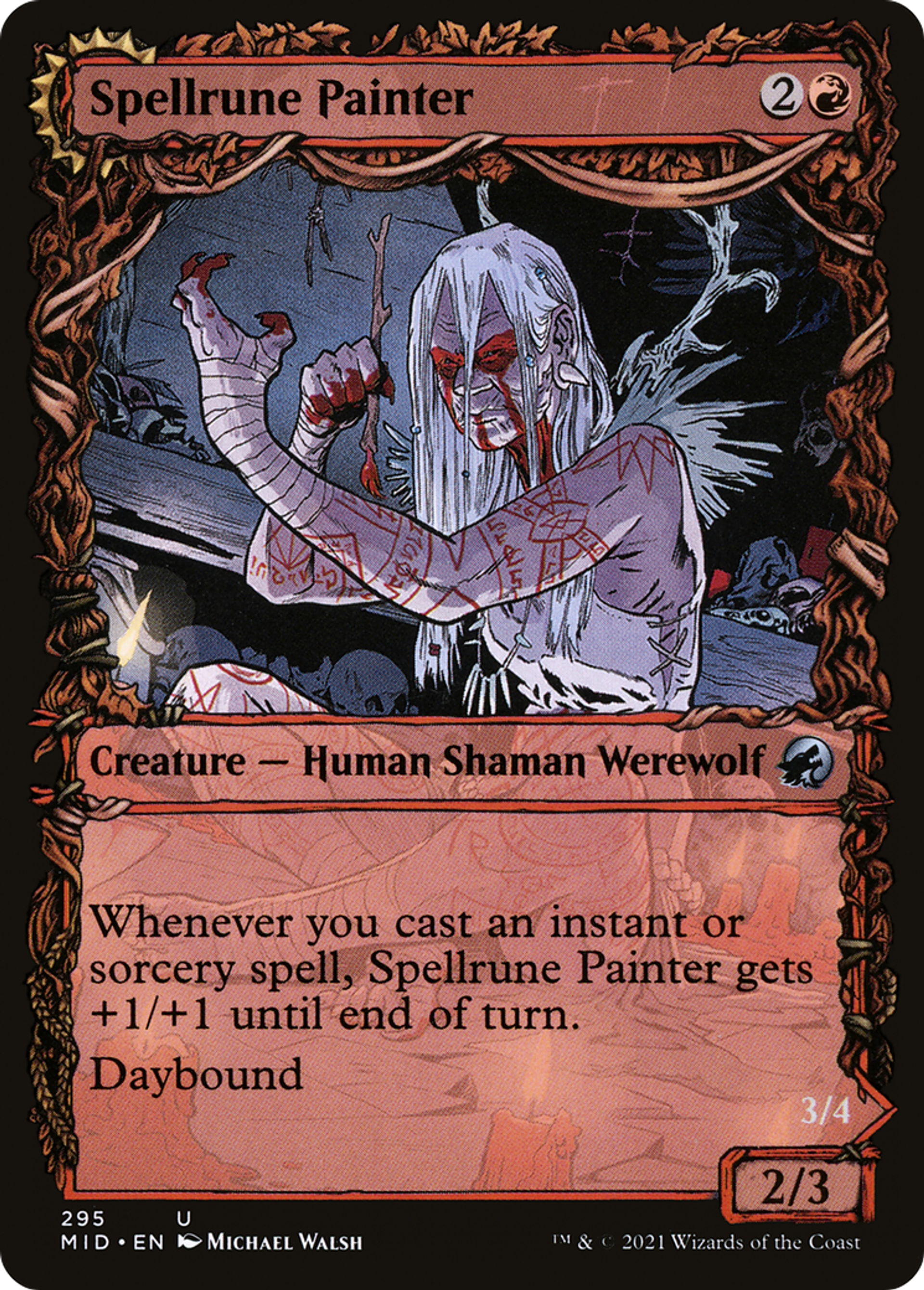 Spellrune Painter // Spellrune Howler — Innistrad: Midnight Hunt — Magic: The Gathering