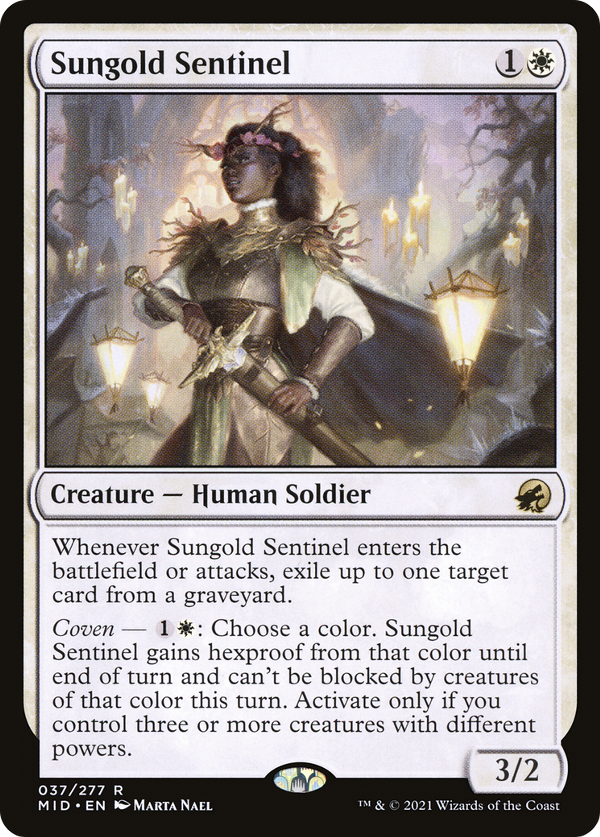 Sungold Sentinel — Innistrad: Midnight Hunt — Magic: The Gathering