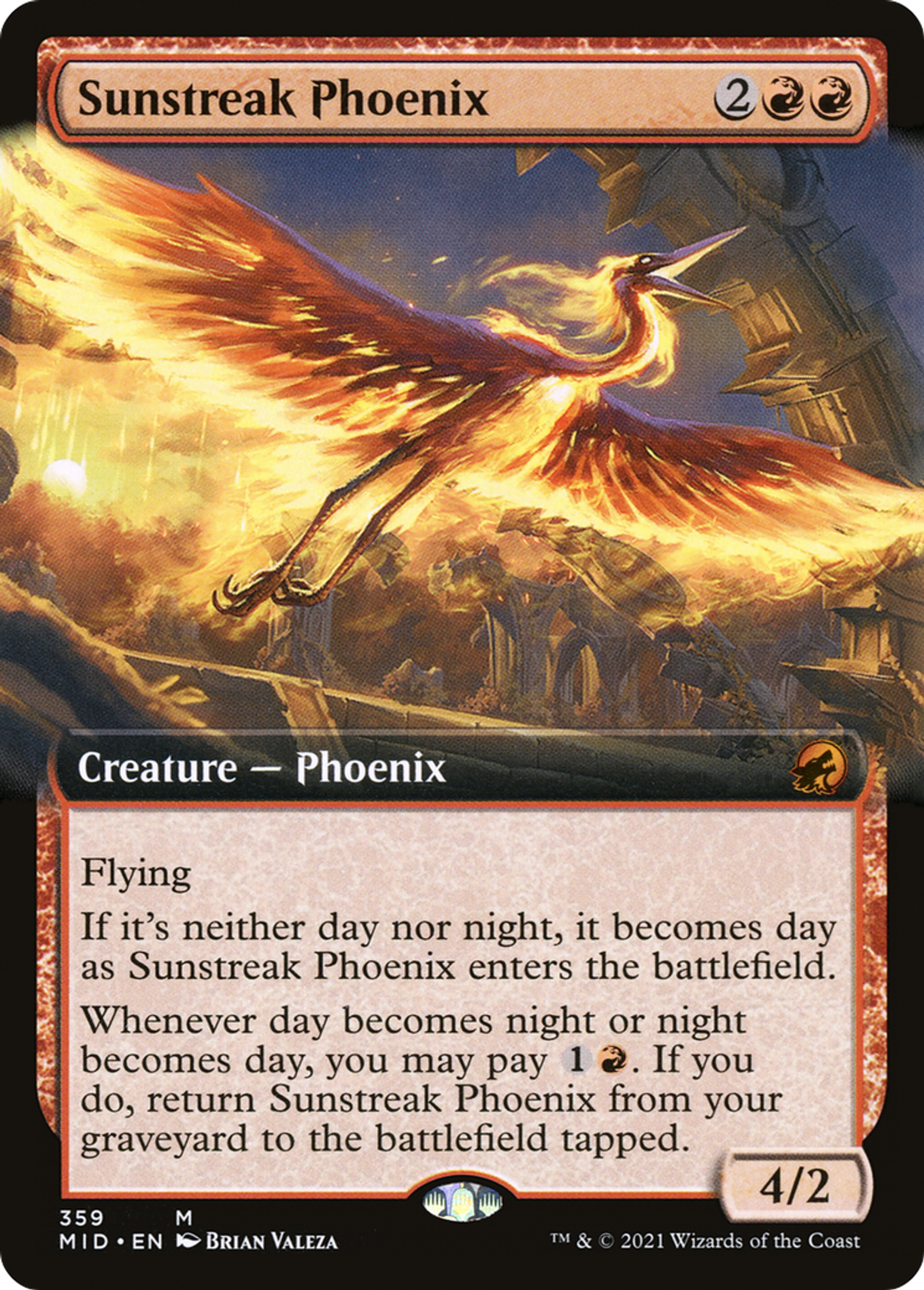 Sunstreak Phoenix — Innistrad: Midnight Hunt — Magic: The Gathering