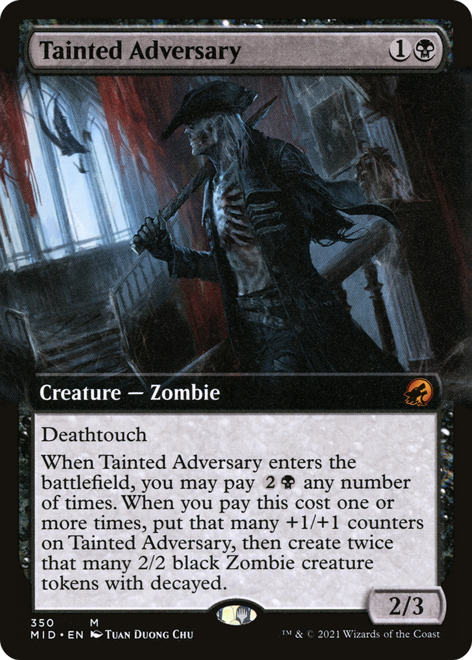 Tainted Adversary — Innistrad: Midnight Hunt — Magic: The Gathering