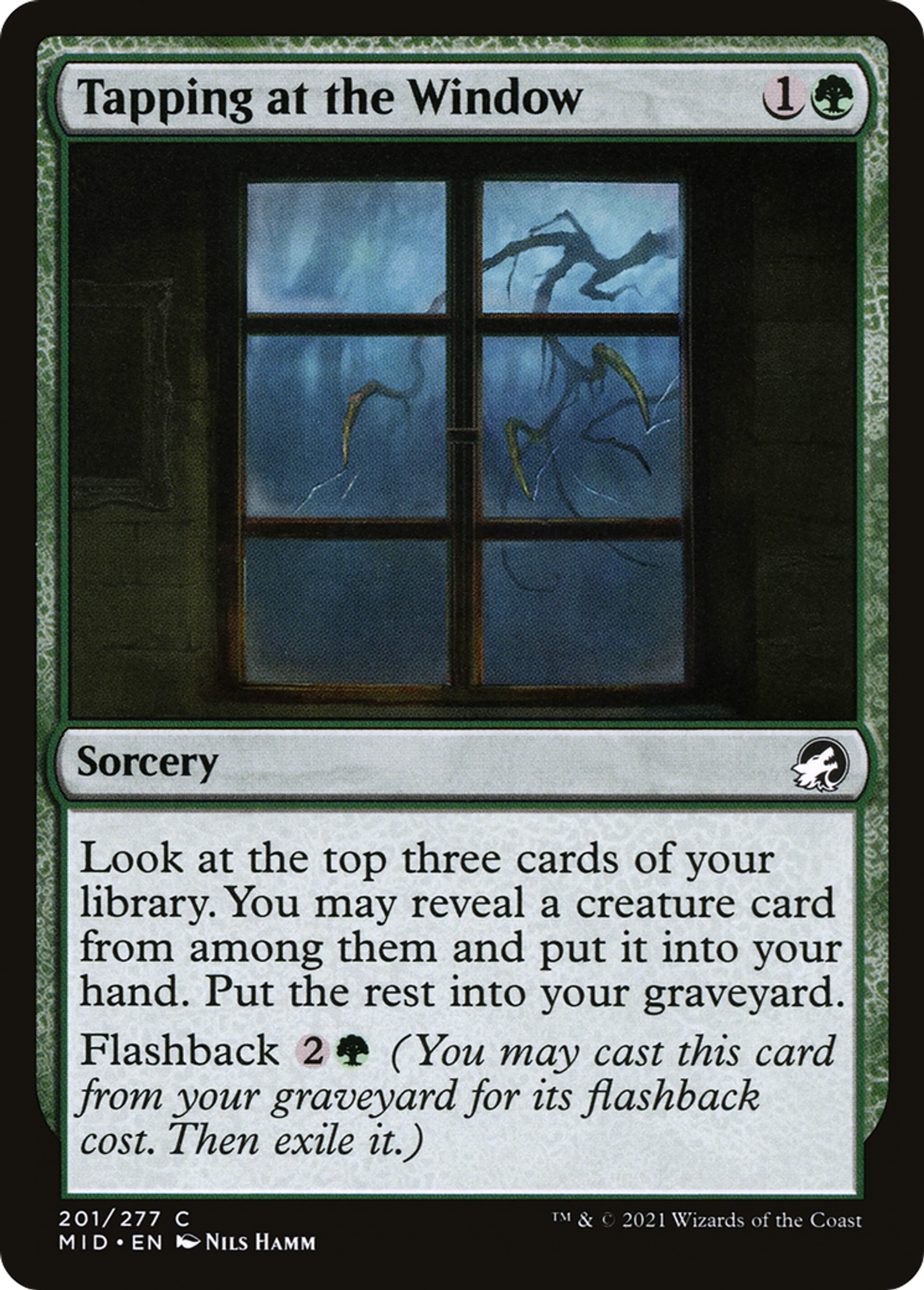 Tapping at the Window — Innistrad: Midnight Hunt — Magic: The Gathering