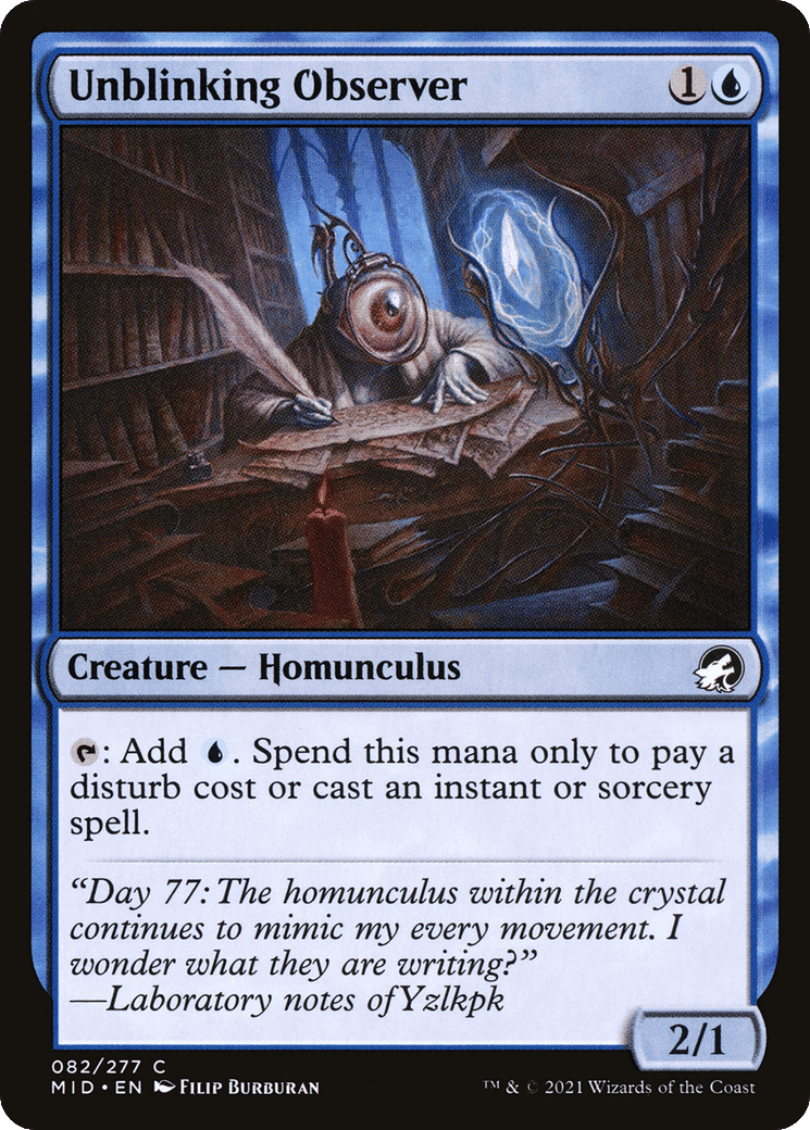 Unblinking Observer — Innistrad: Midnight Hunt — Magic: The Gathering