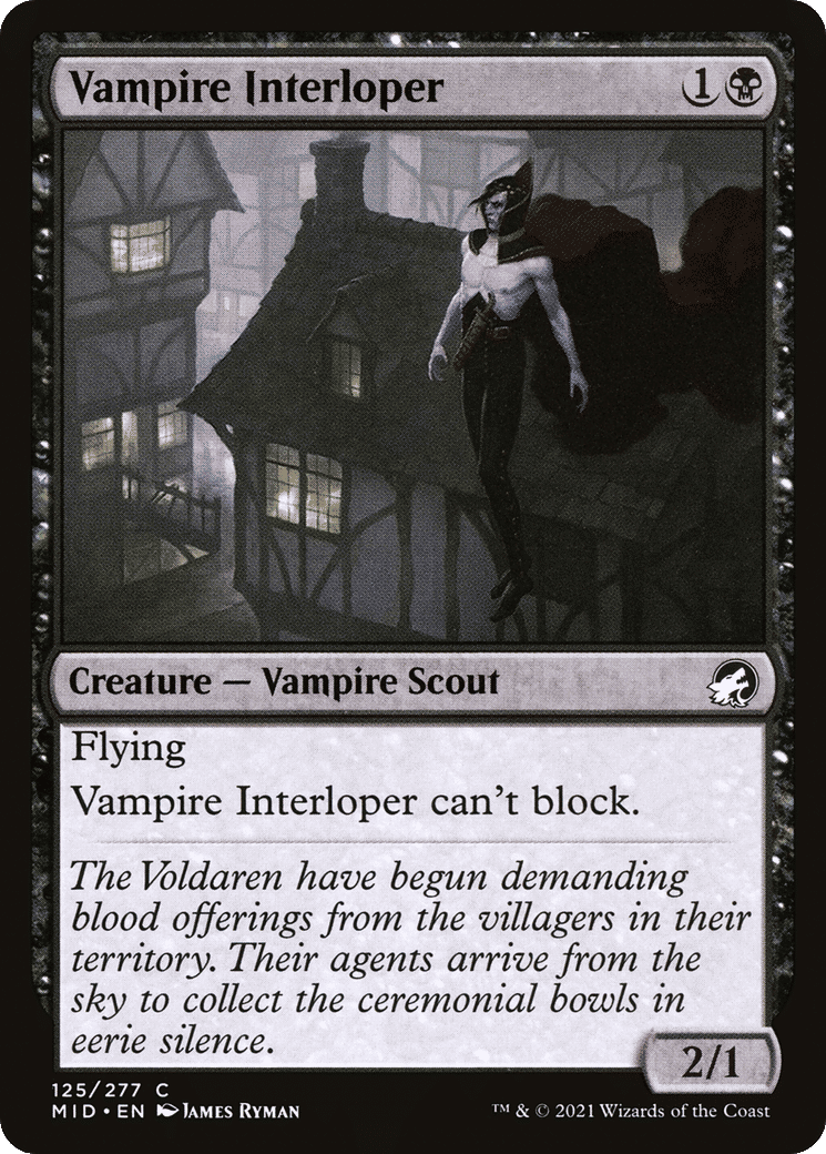 Vampire Interloper — Innistrad: Midnight Hunt — Magic: The Gathering