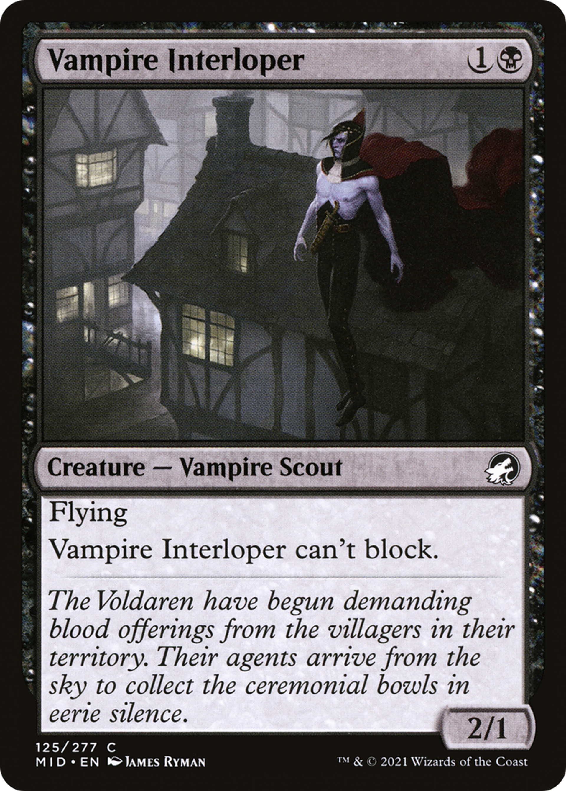 Vampire Interloper — Innistrad: Midnight Hunt — Magic: The Gathering