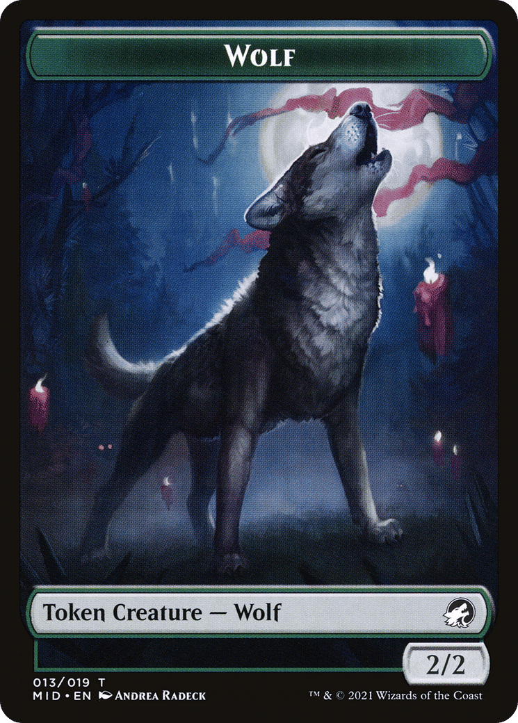 Wolf — Innistrad: Midnight Hunt — Magic: The Gathering