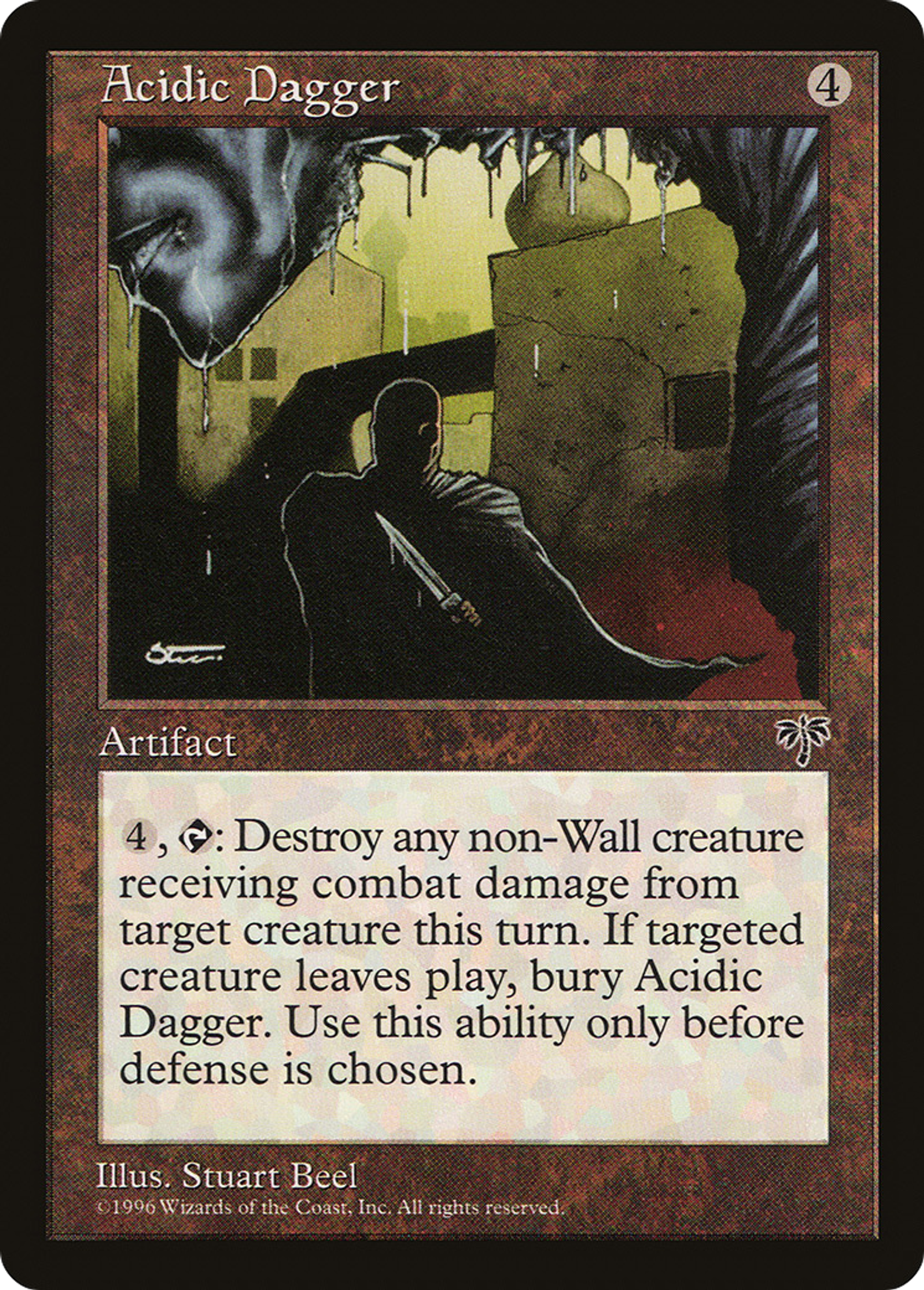 Acidic Dagger — Mirage — Magic: The Gathering