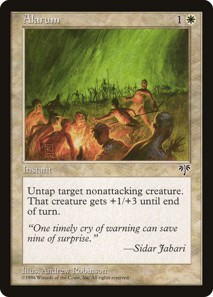 Alarum — Mirage — Magic: The Gathering