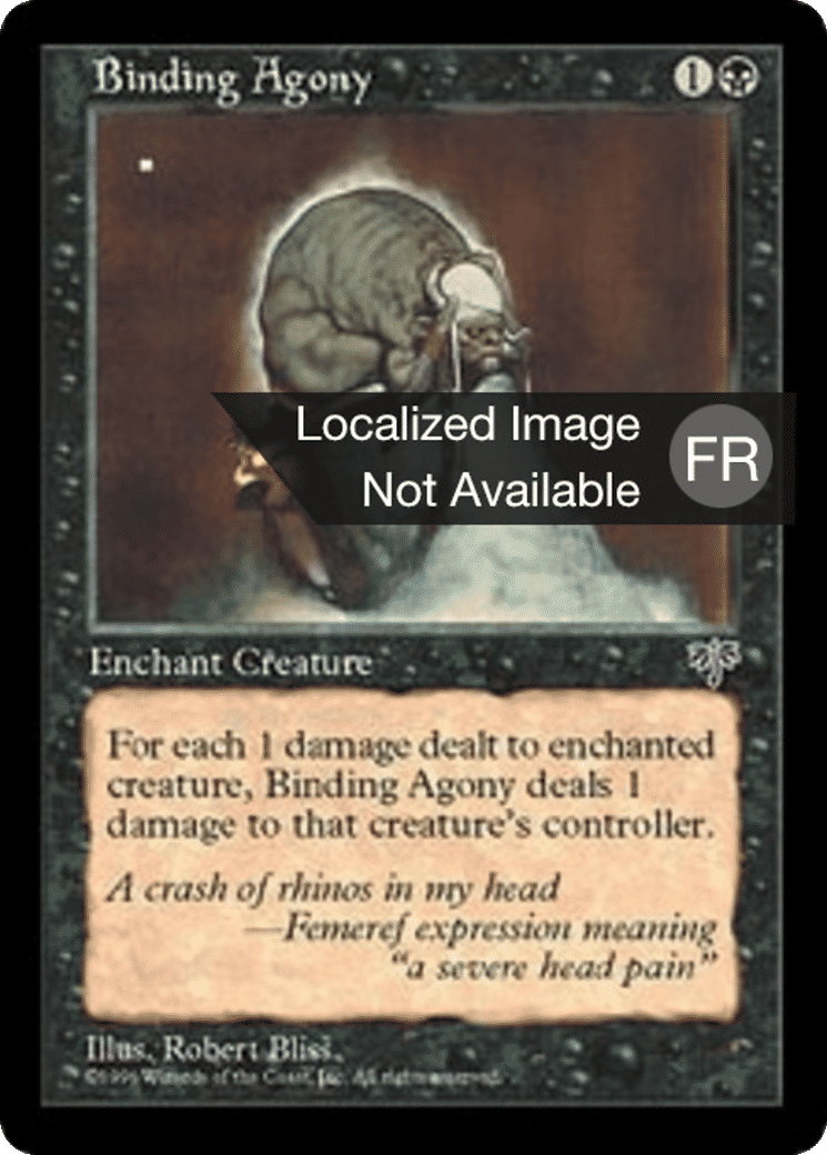 Angoisse partagée — Mirage — Magic: The Gathering