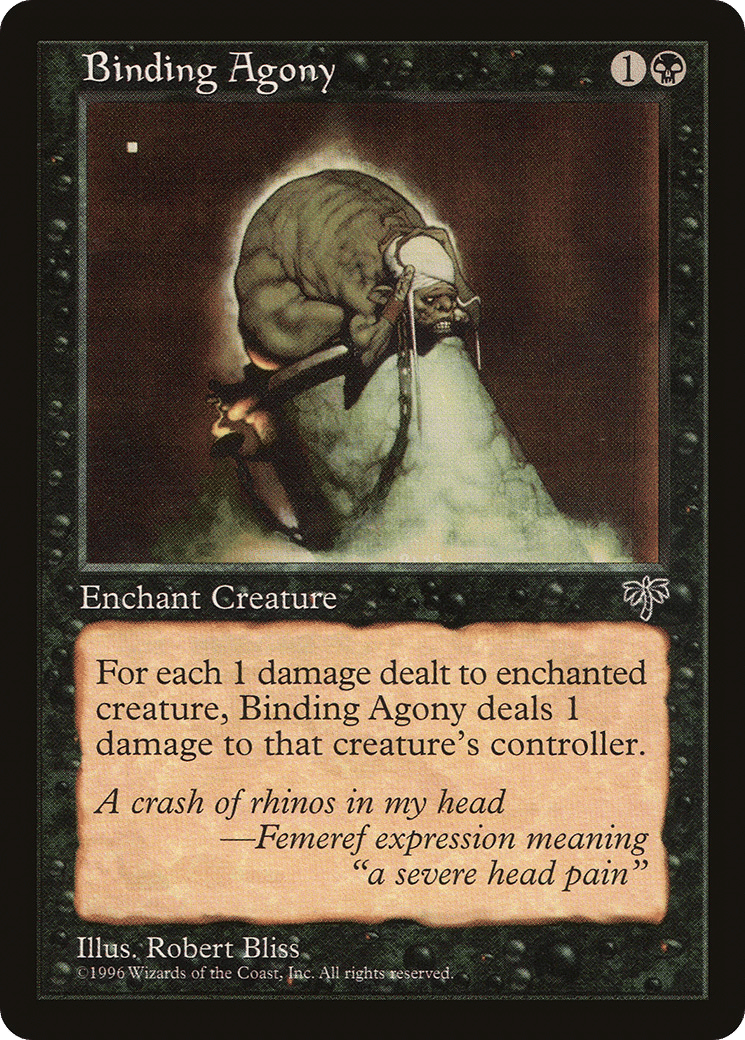 Binding Agony — Mirage — Magic: The Gathering