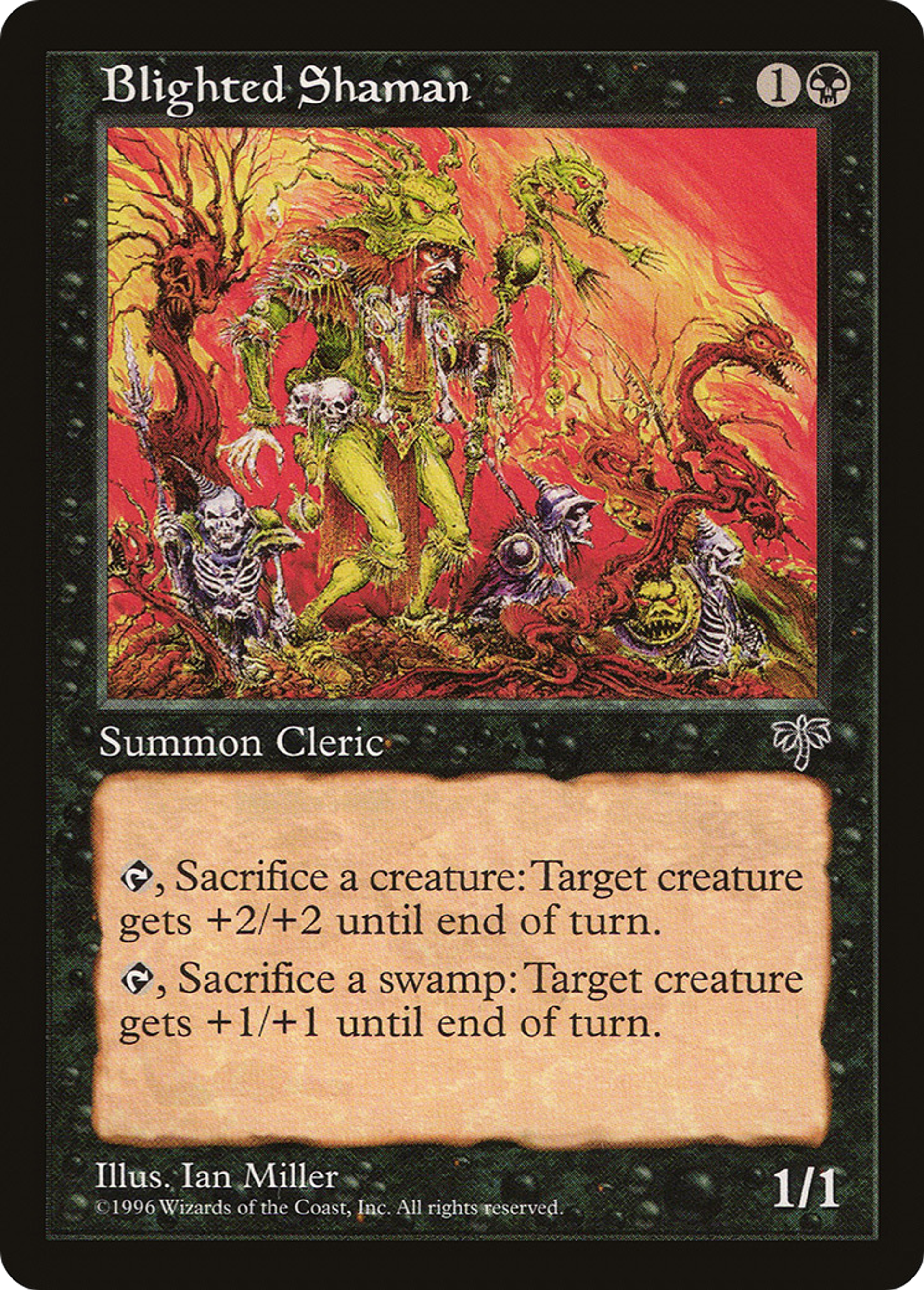 Blighted Shaman — Mirage — Magic: The Gathering