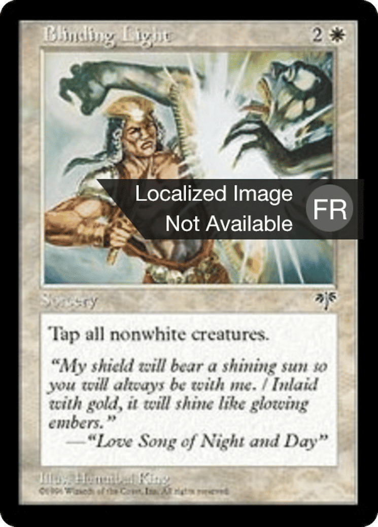 Lumière aveuglante — Mirage — Magic: The Gathering