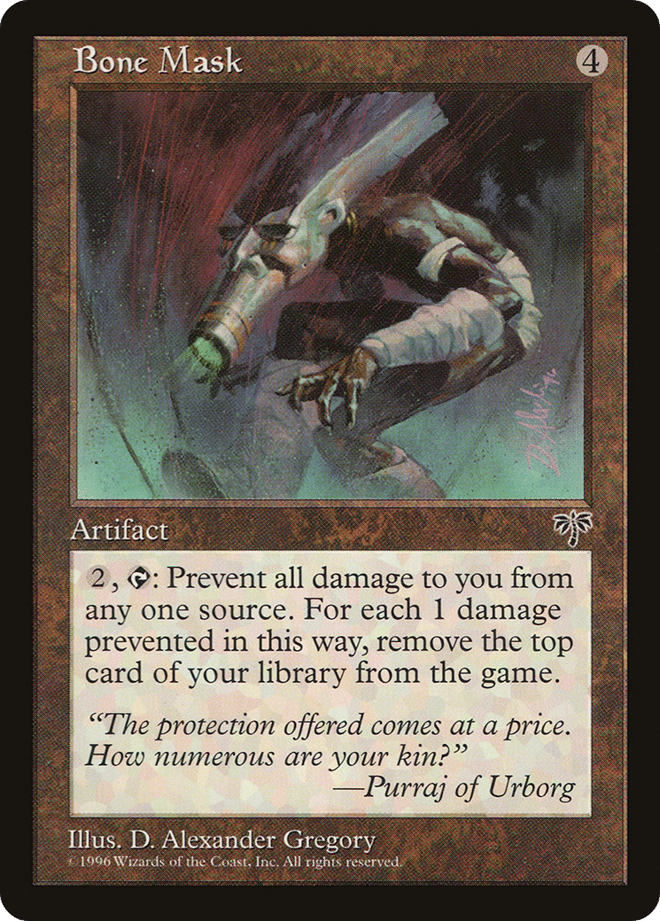 Bone Mask — Mirage — Magic: The Gathering
