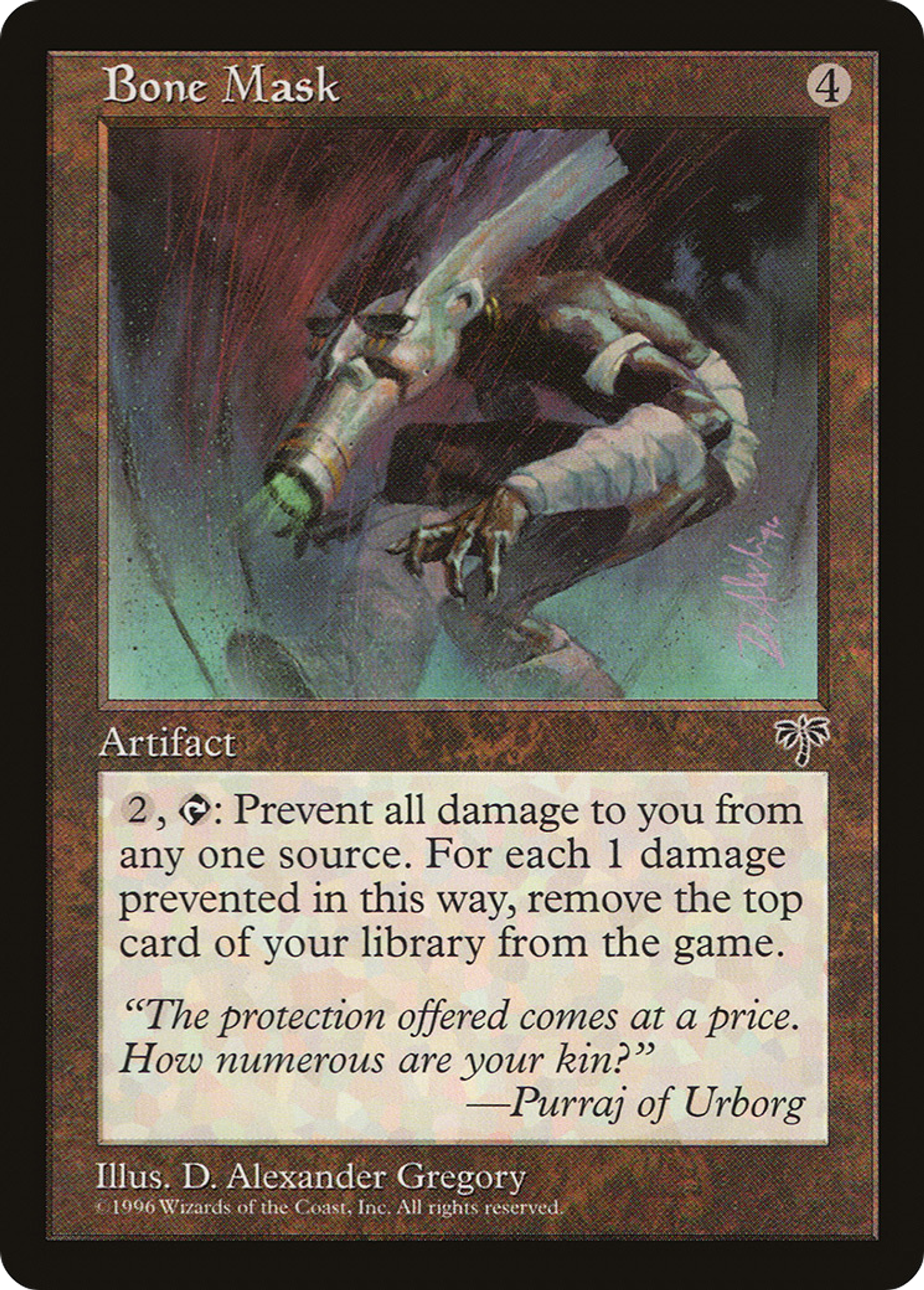 Bone Mask — Mirage — Magic: The Gathering