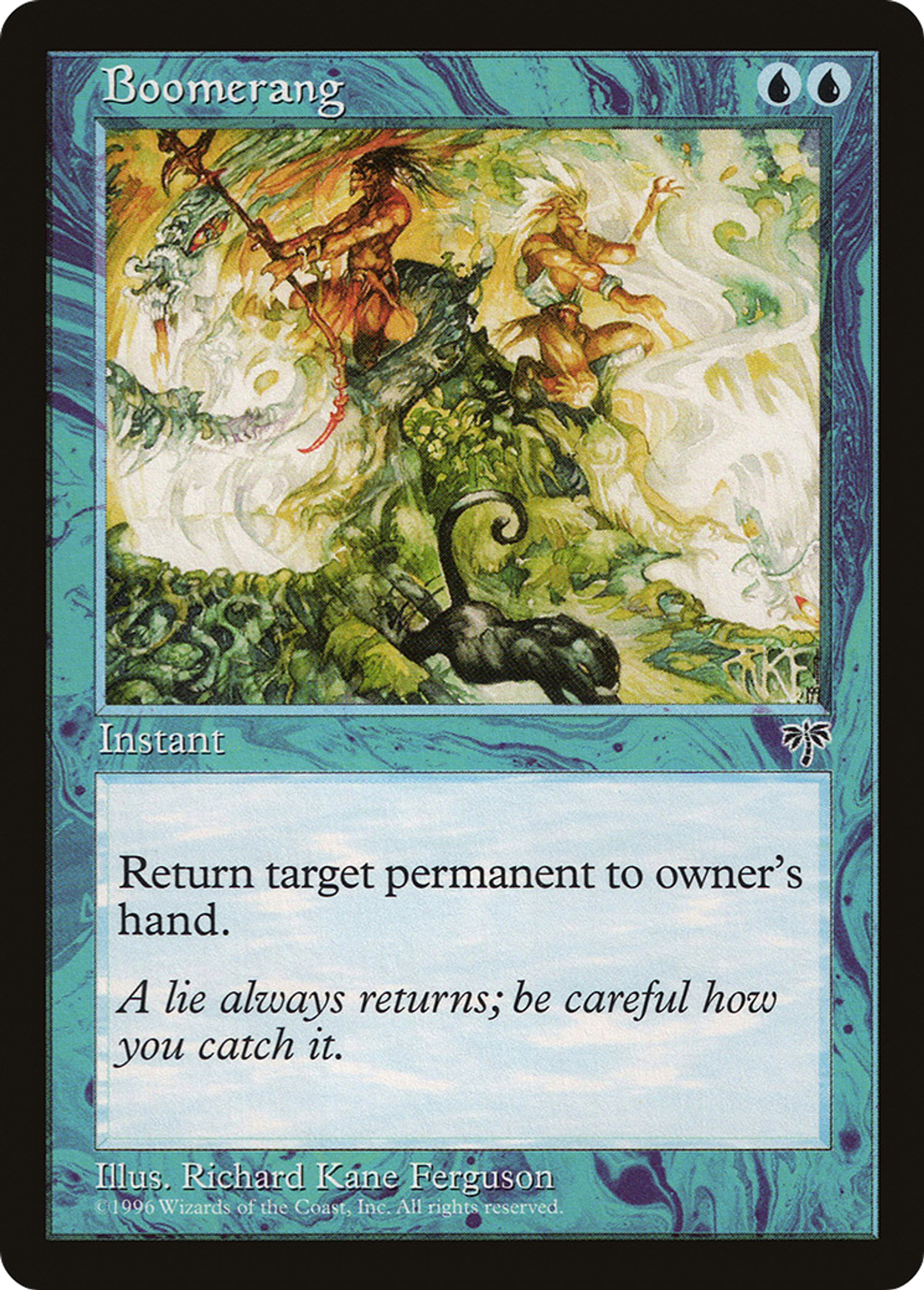 Boomerang — Mirage — Magic: The Gathering