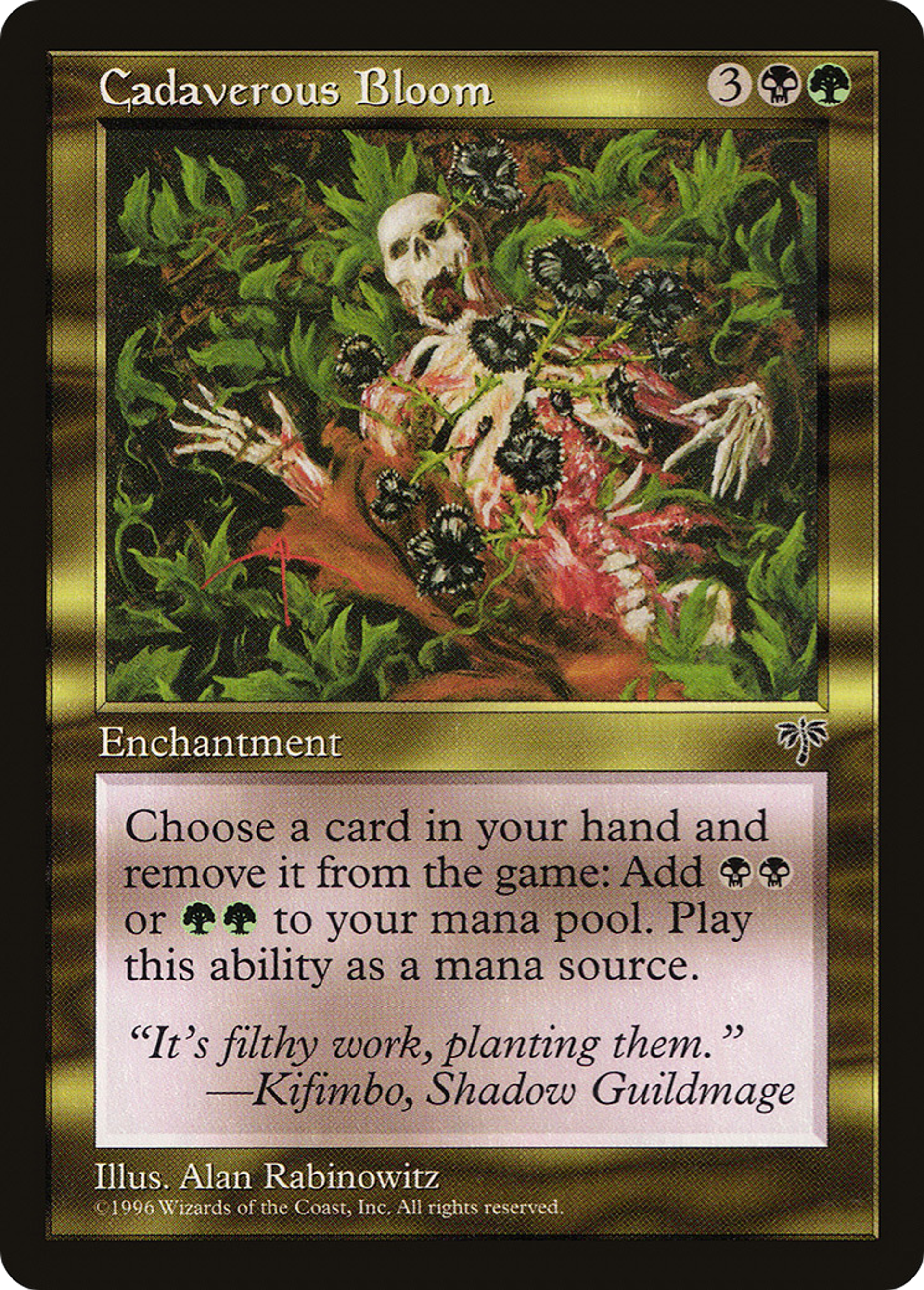 Cadaverous Bloom — Mirage — Magic: The Gathering