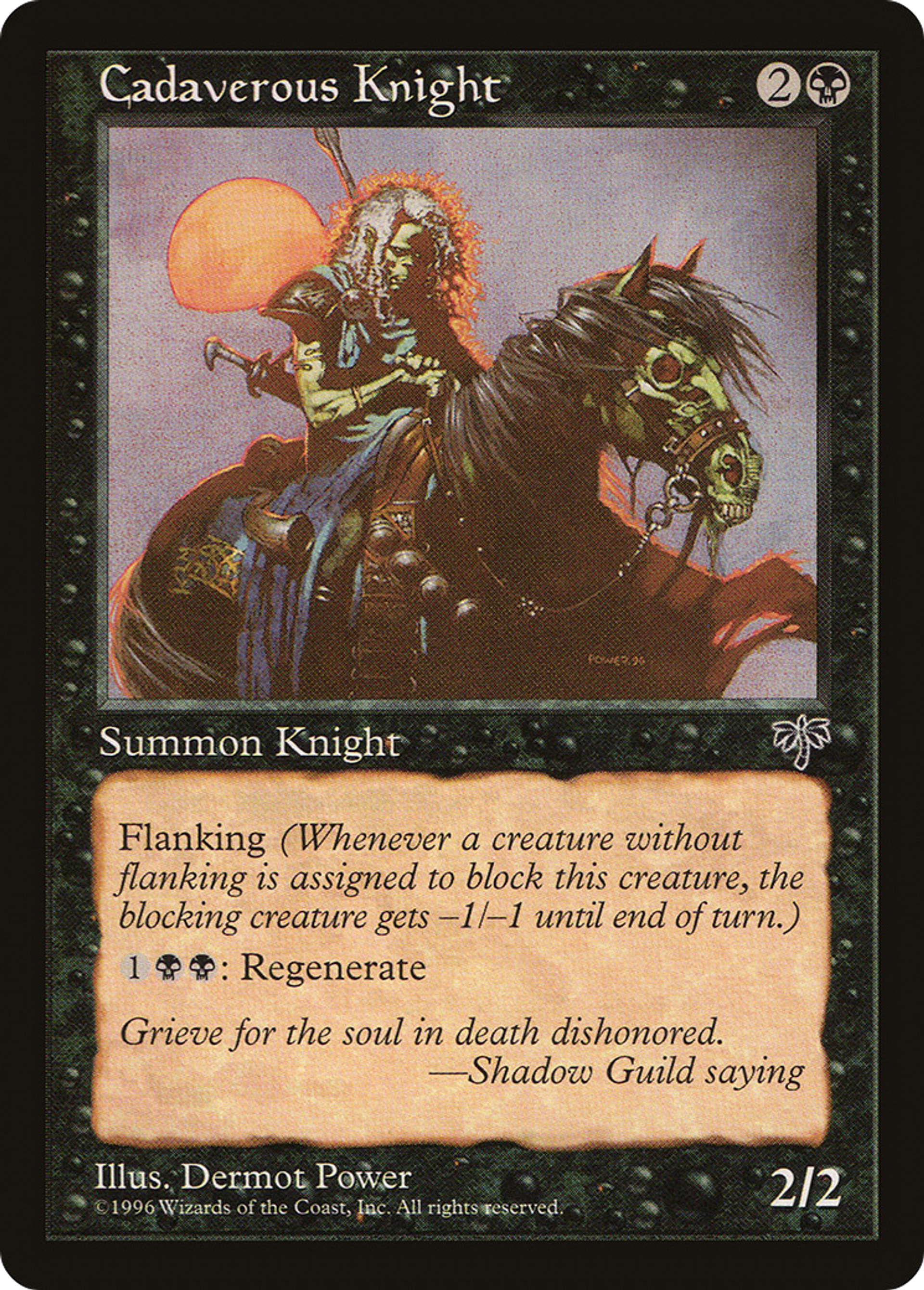 Cadaverous Knight — Mirage — Magic: The Gathering