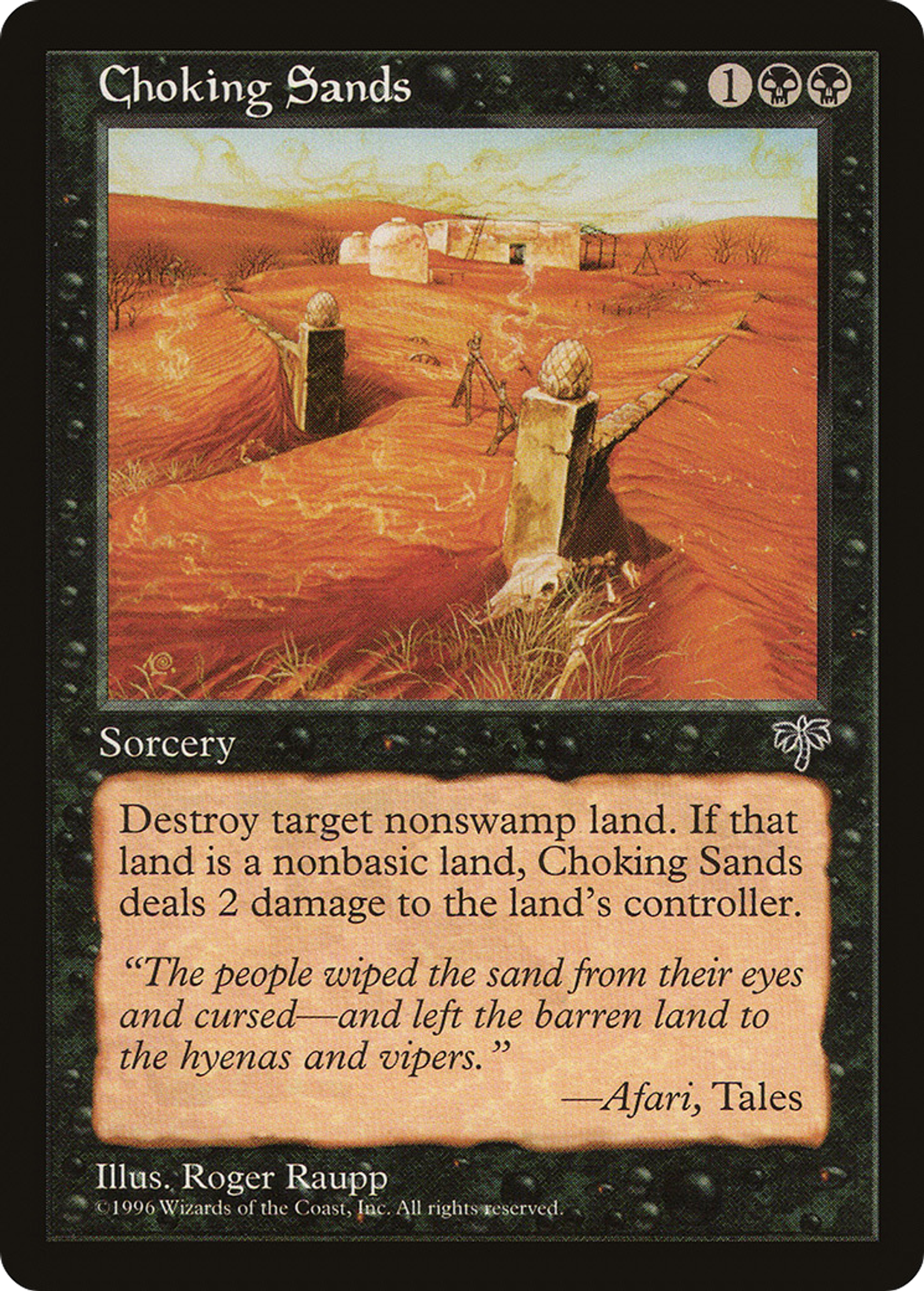 Choking Sands — Mirage — Magic: The Gathering