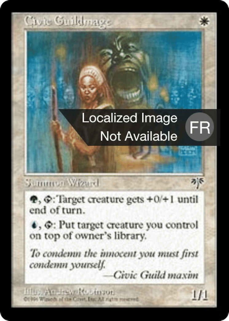 Ghildmage des patriotes — Mirage — Magic: The Gathering