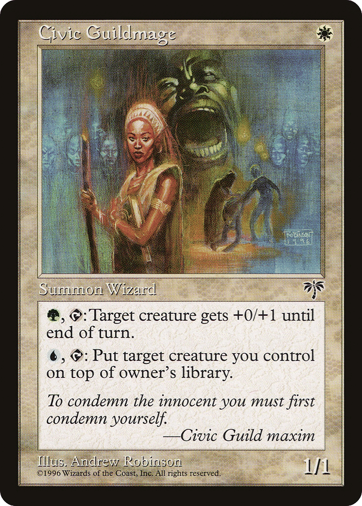 Civic Guildmage — Mirage — Magic: The Gathering