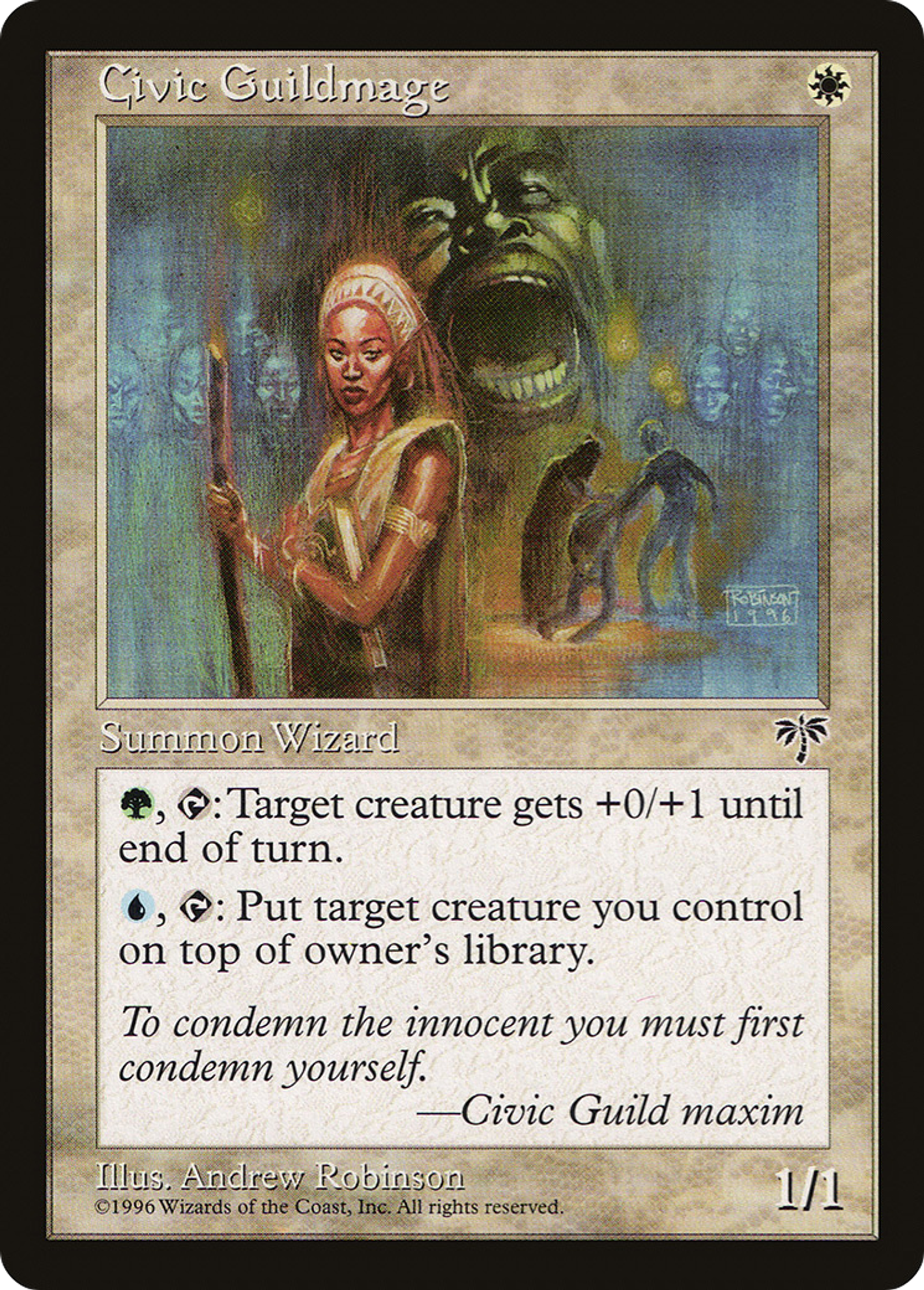 Civic Guildmage — Mirage — Magic: The Gathering