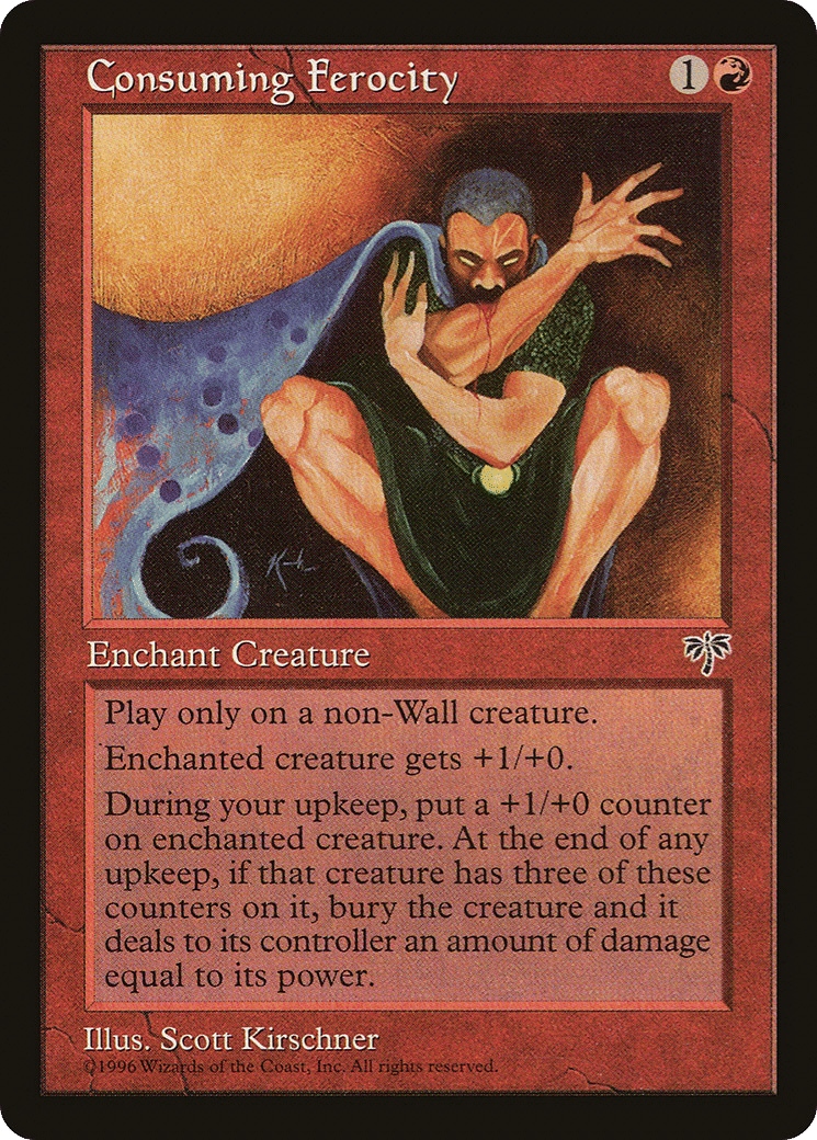Consuming Ferocity — Mirage — Magic: The Gathering